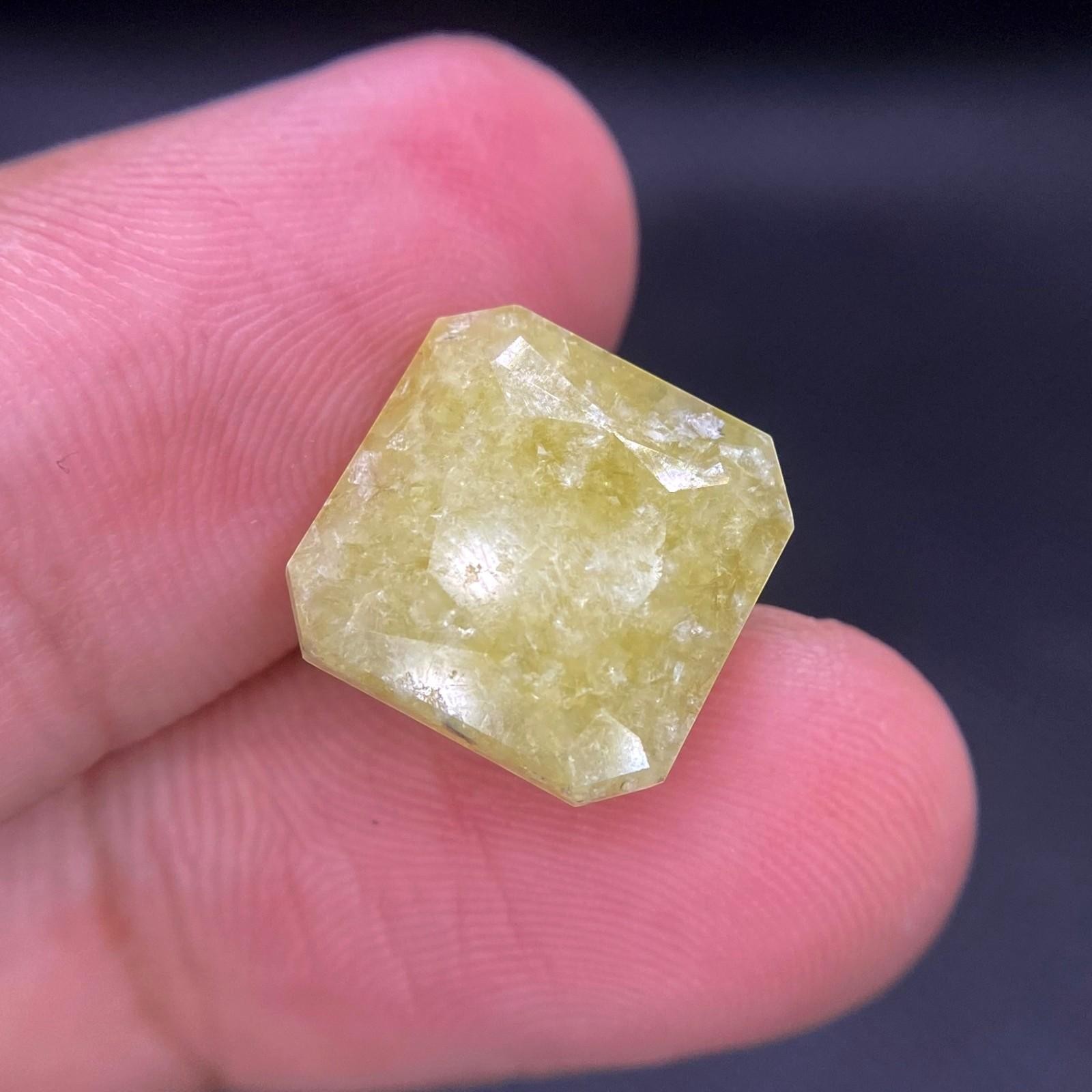 9.34 ct LEPIDOLITE – NAMIBIA – Natural Rare Untreated Faceted – FREAKINGCAT