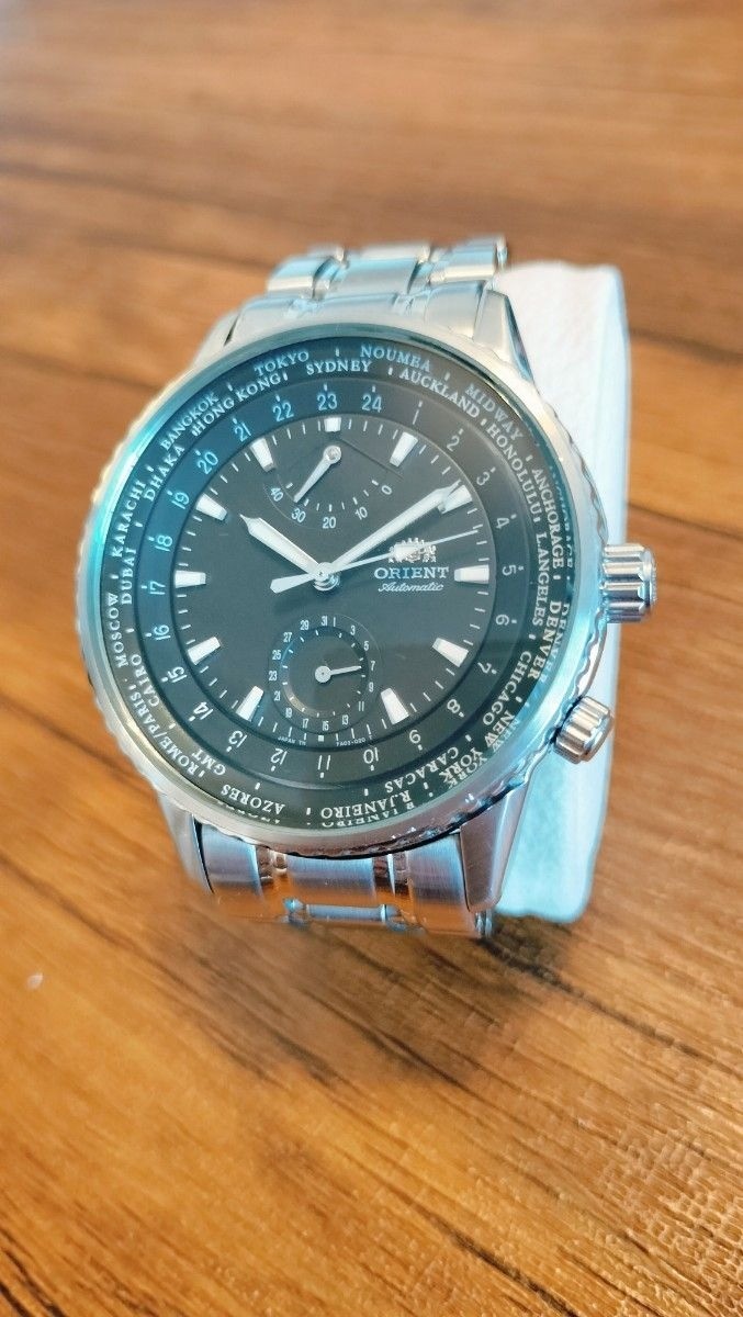 ORIENT STAR King Master WZ0041FA 42 mm Used Watch Men Automatic World Time