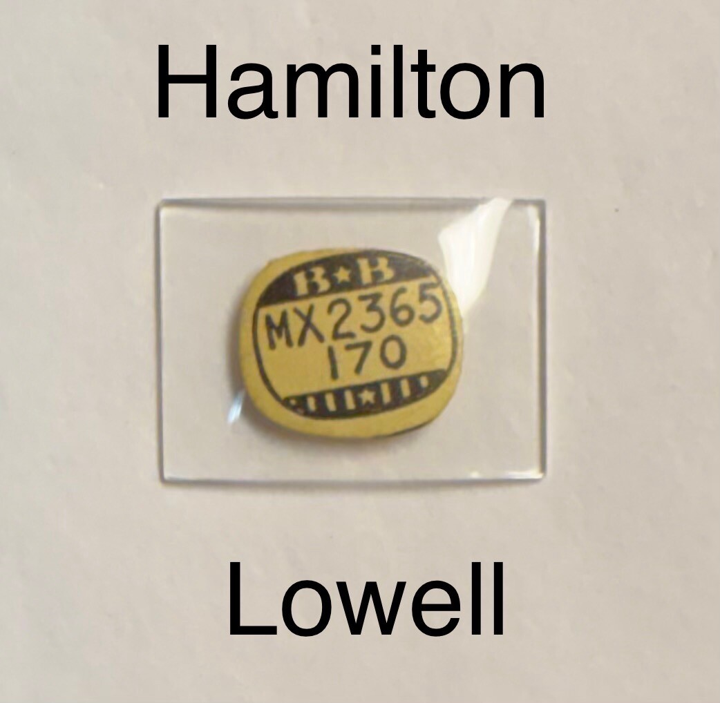 NOS Vintage 1930s Hamilton Lowell Glass Watch Crystal