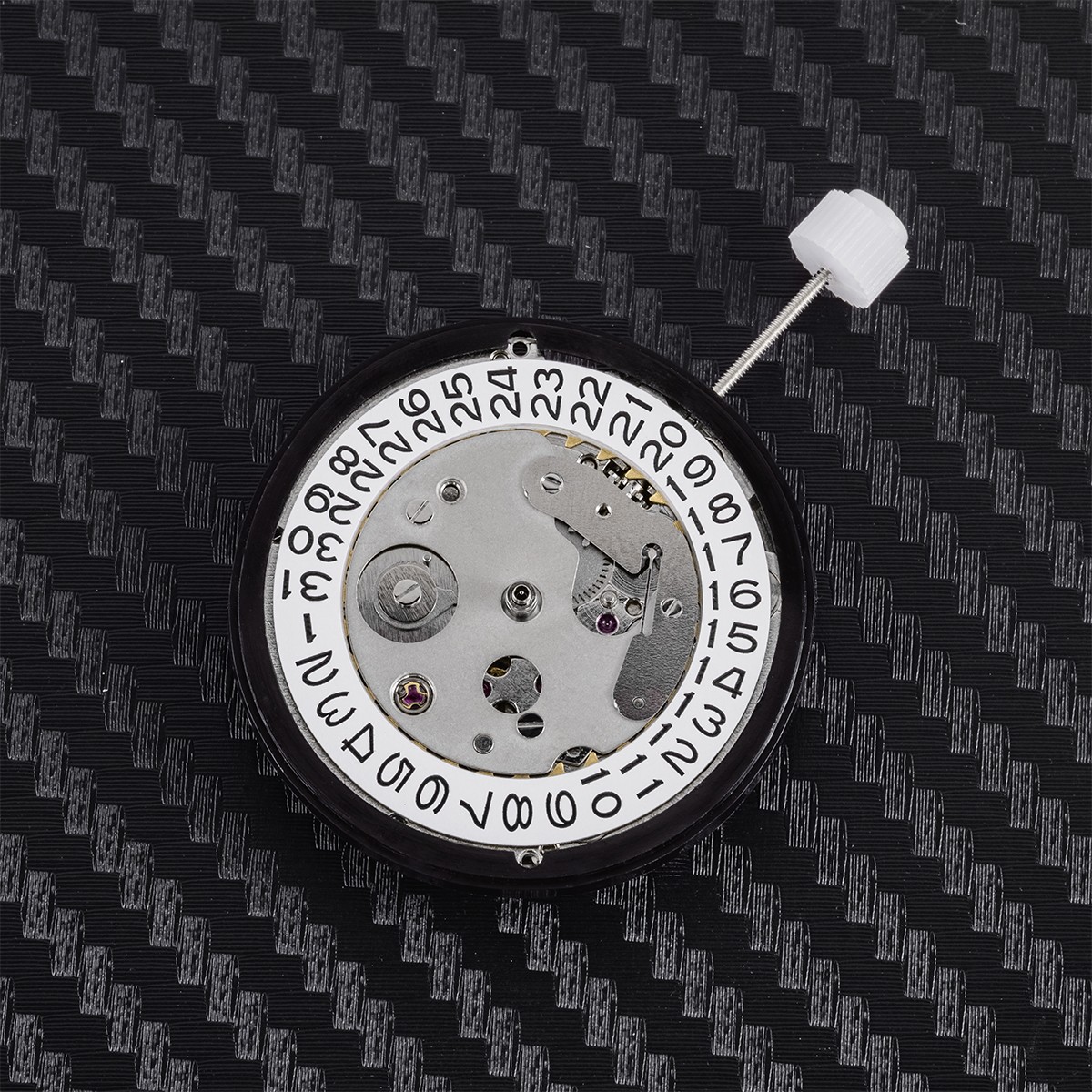 NH35 Seiko Automatic Movement 24 Jewel 3 O Clock Date Hacking Hand Wind DIY Mod