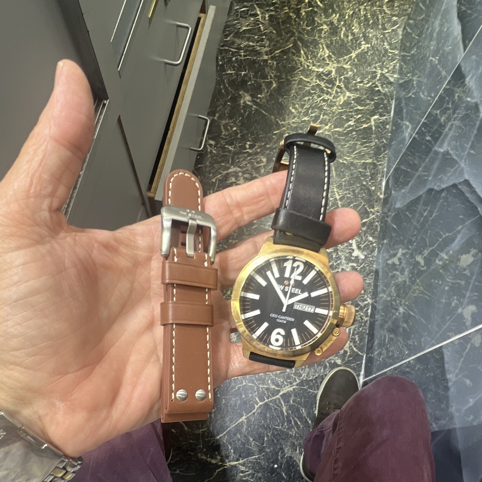 TW STEEL STAINLESS STEEL ROSE GOLD Ceo Canteen CE1021 Men’s Watch