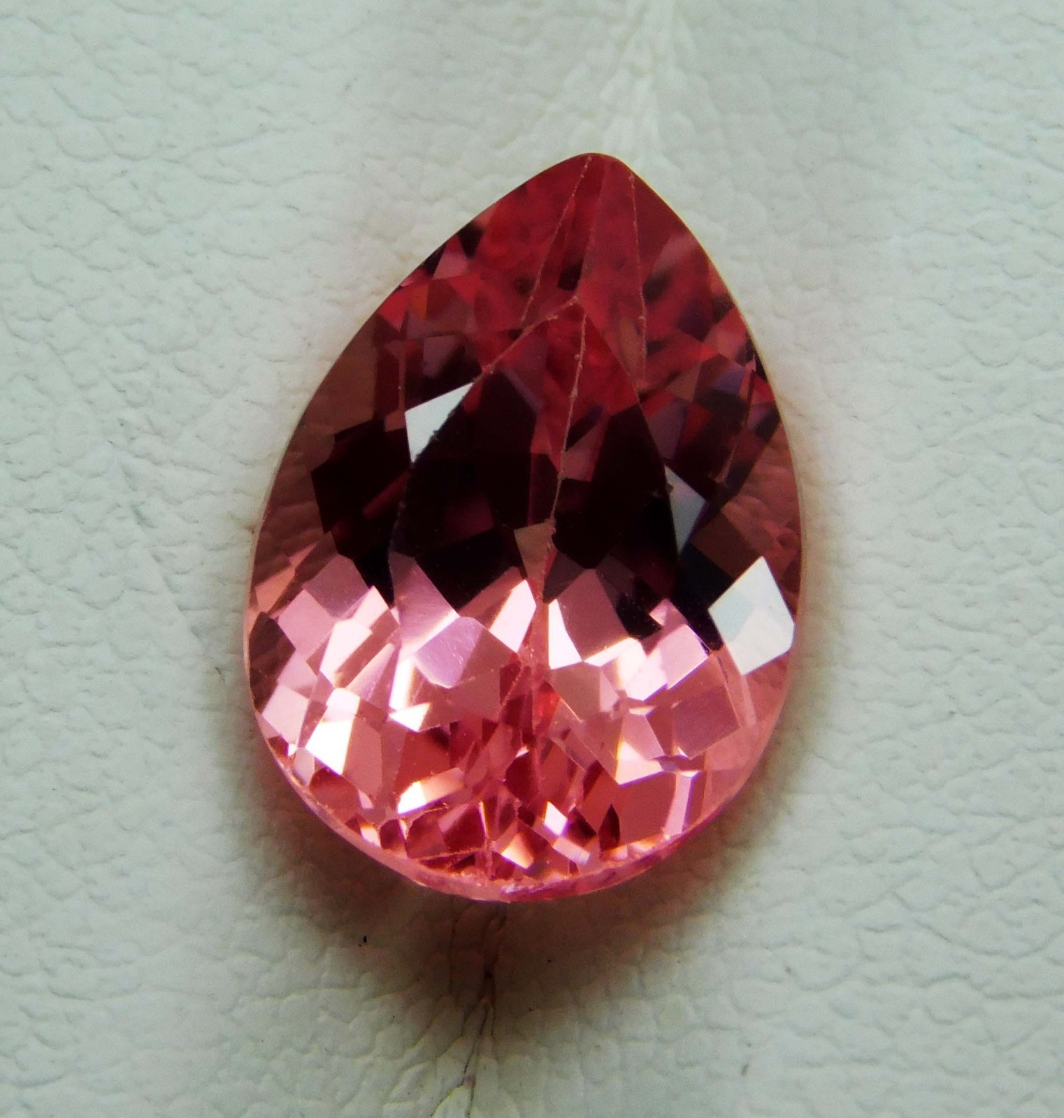 Certified 4.90 Ct Natural Padparadscha Sapphire Stunning Pear Cut Gemstone