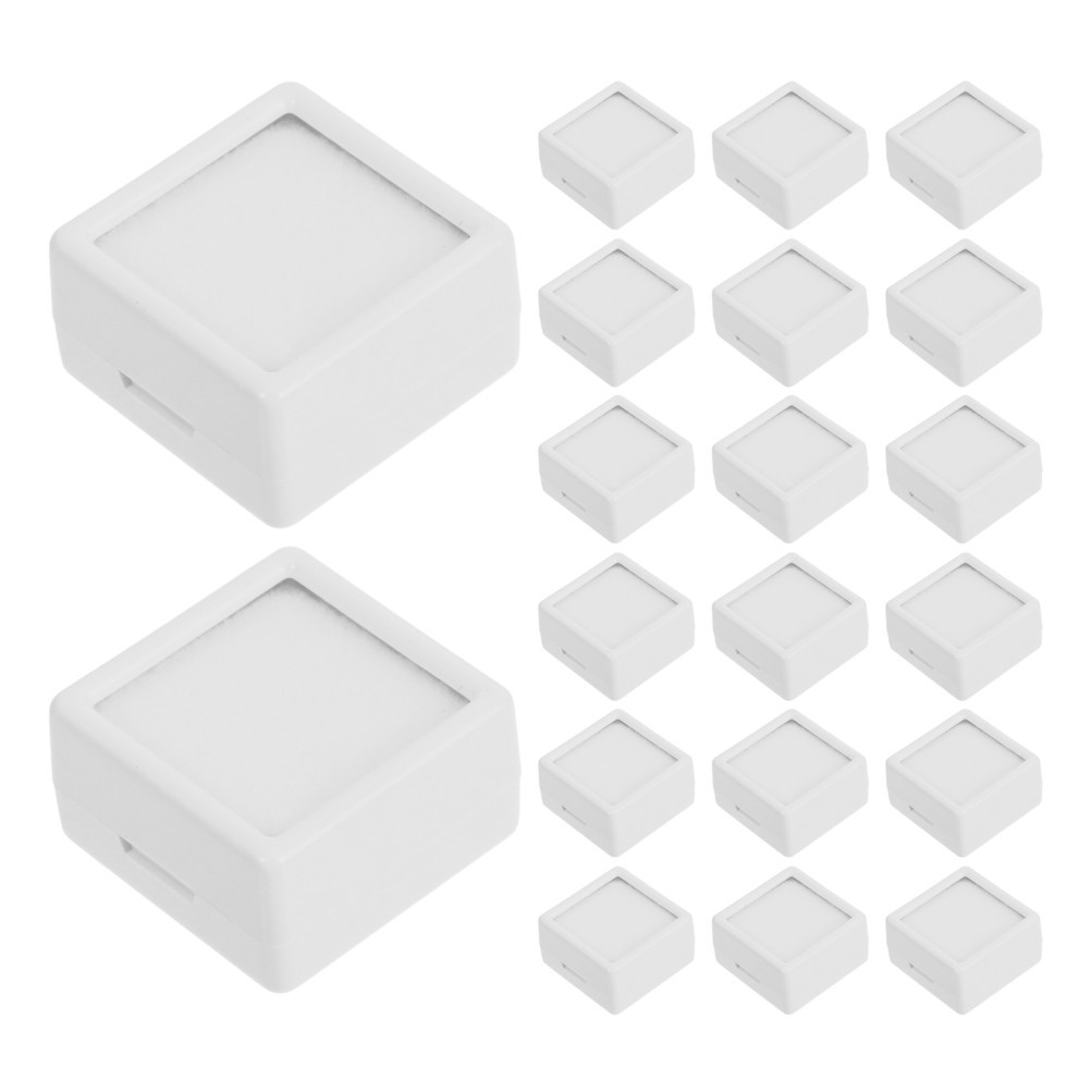 20 Jewelry Show Box Presentation Case Display for Rocks Container Pcs