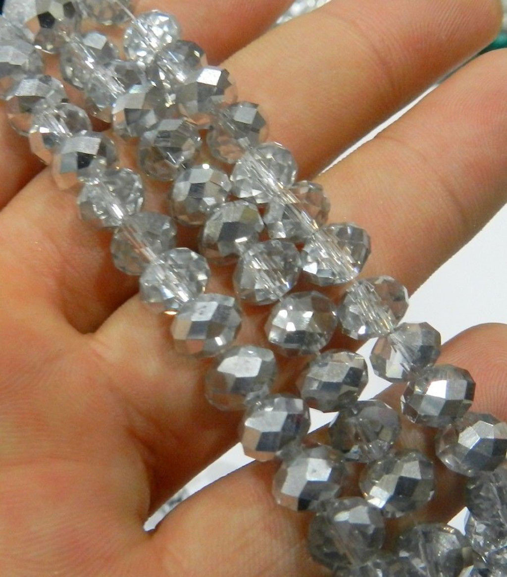 Wholesale 27 Colors 3x4mm Crystal Faceted Roundel Loose Beads 1000pcs