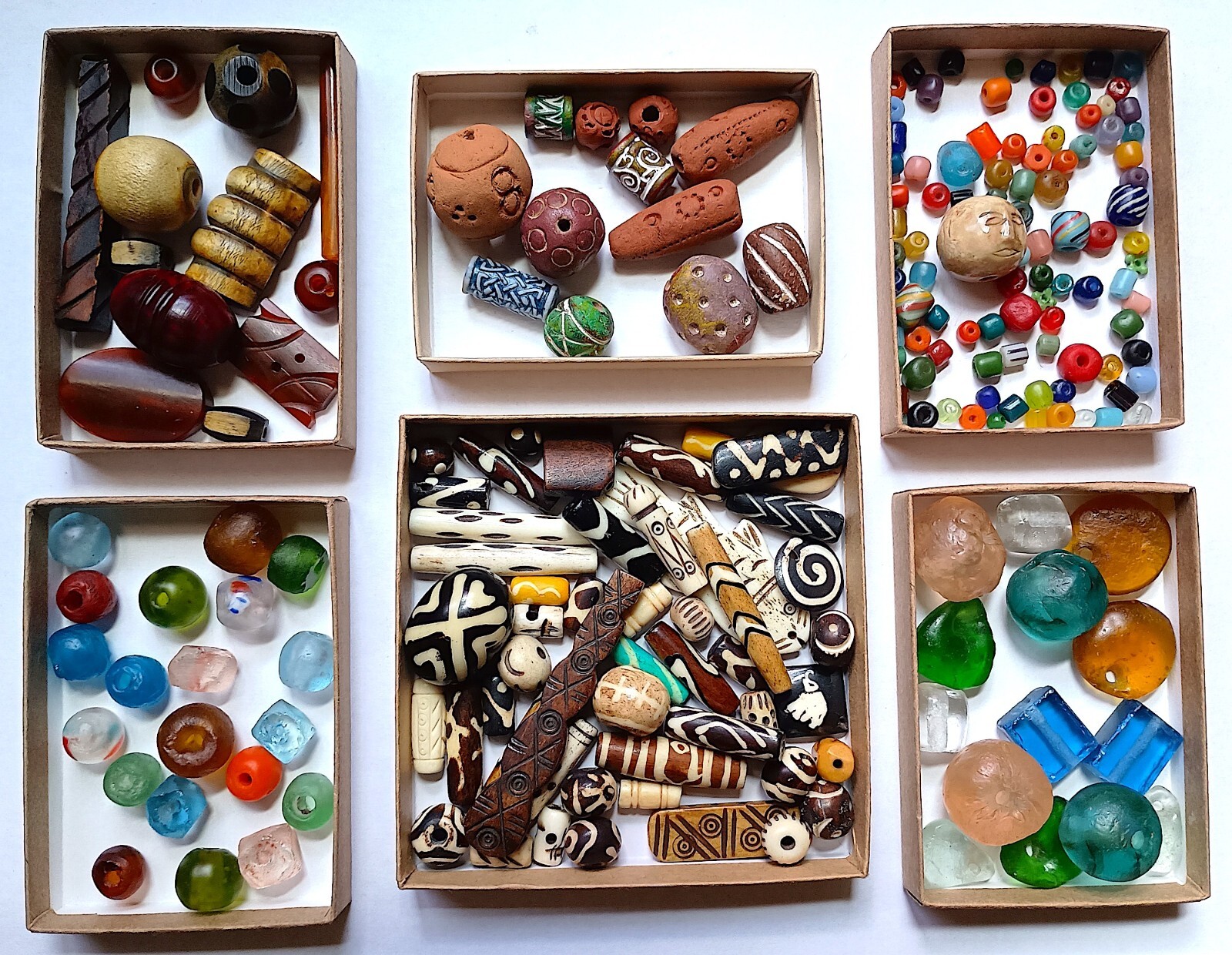 Beads, Always Changing, All Recycled, Clay, Bone, Glass, Horn & More – 118+ Pcs