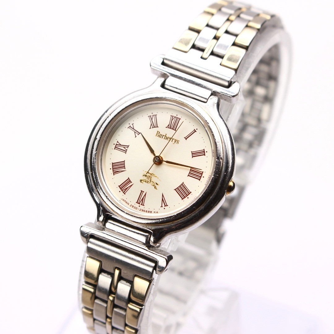 Burberry Ladies’ Wristwatch Vintage Old Logo Roman Dial