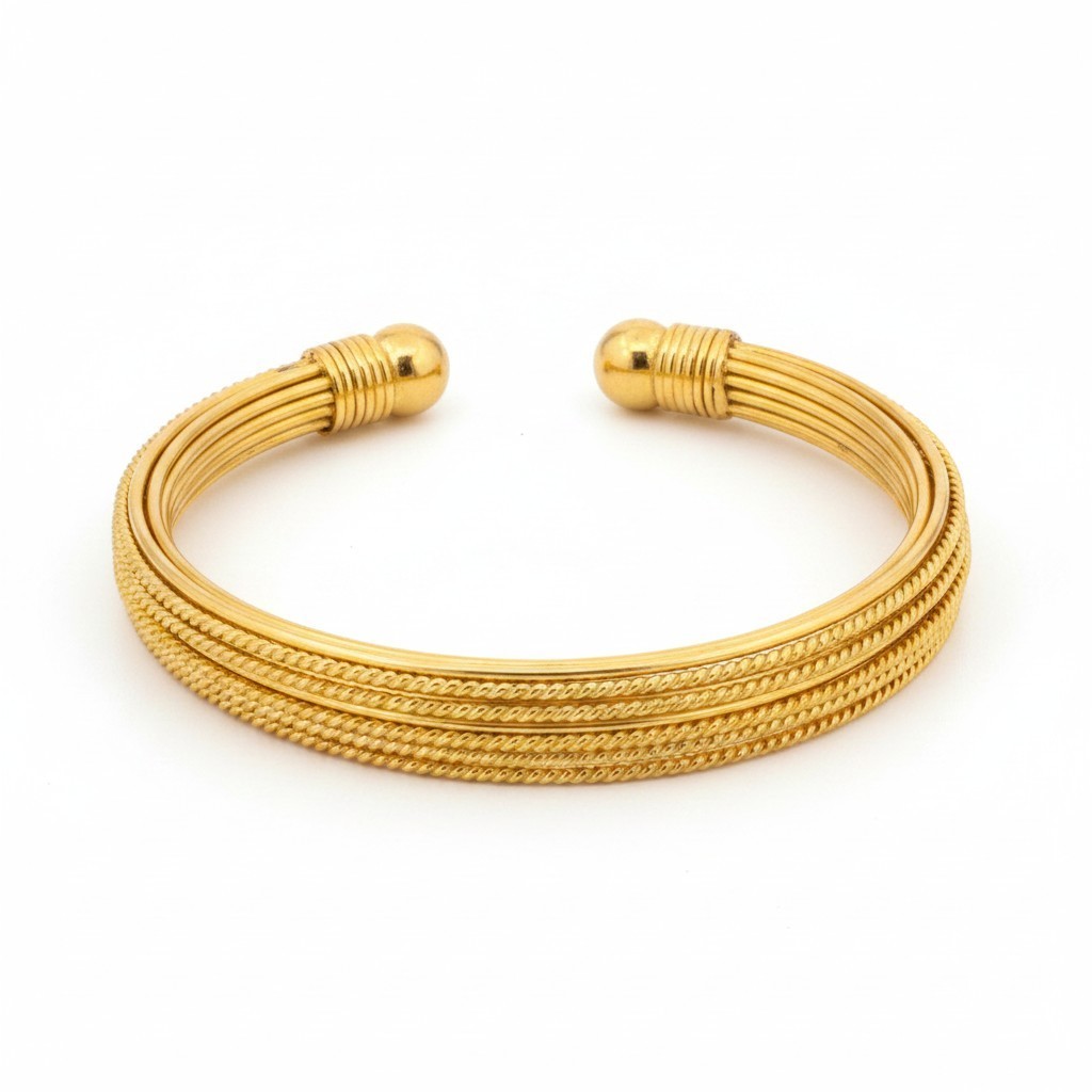 Stephan & Co Women’s Trendy Gold Plated Cuff Bracelet NWT