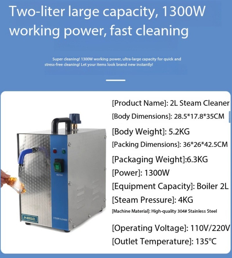 Steam Cleaner; Steam Sprayer; Small Steam Generator for Jewellery Plating
