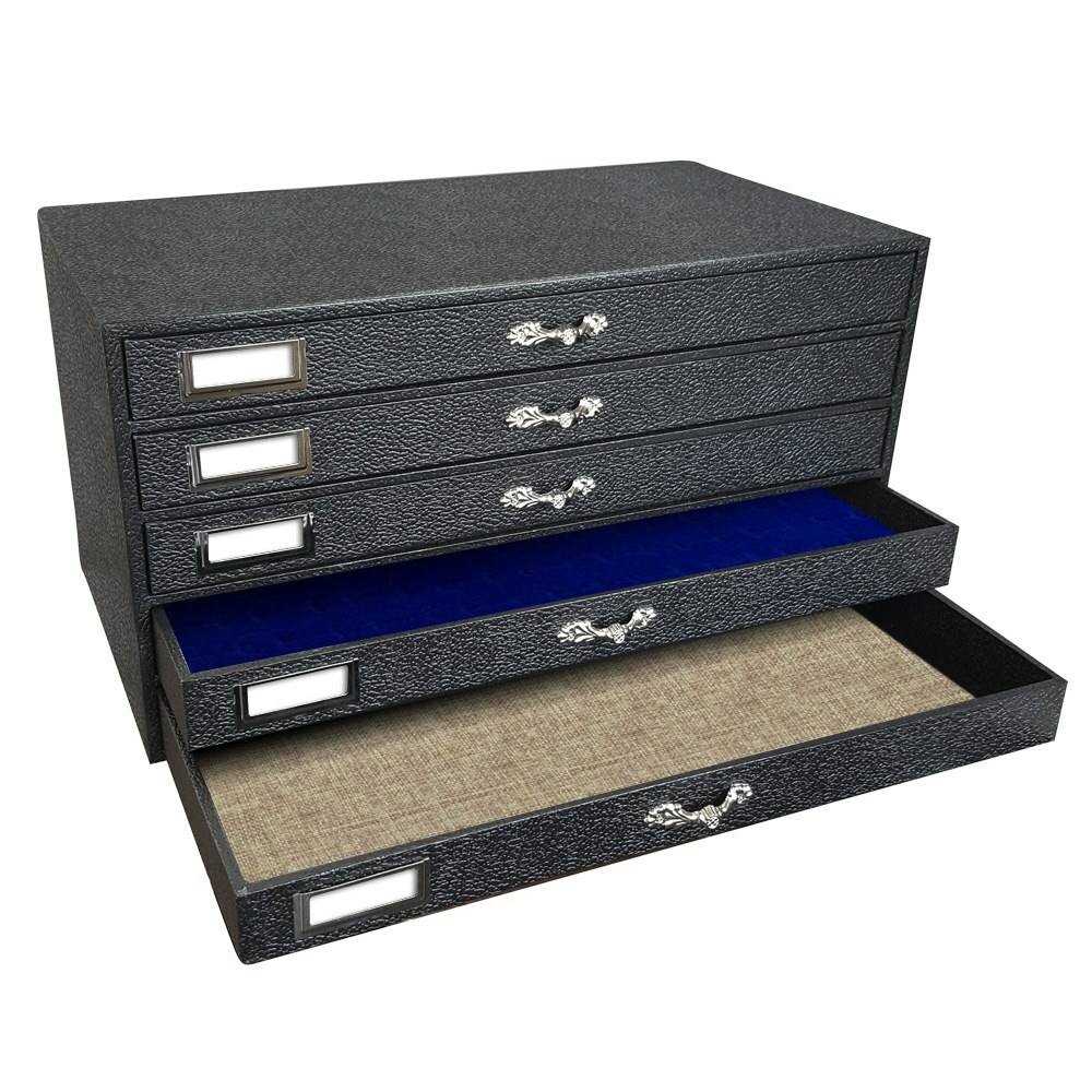 Jewelry Tray Storage Organizer 3, 4, 5, & 10 Tray Compartment Storage Organizers