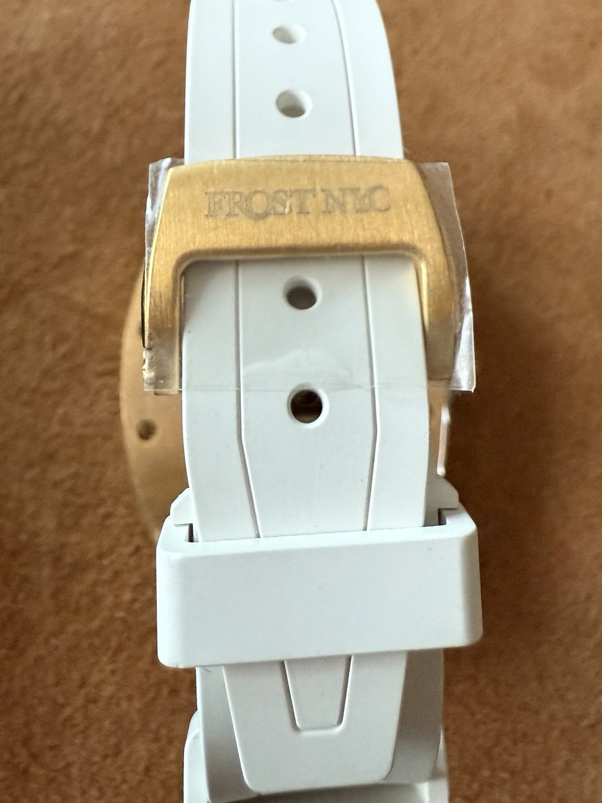 FROST NYC Evolution Auto Skeleton Sport Gold PVD| FRST-01-CY White $1500 Retail