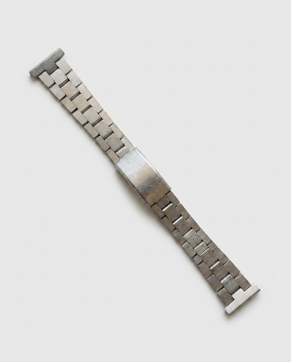 Bracelet de montre vintage en acier inoxydable