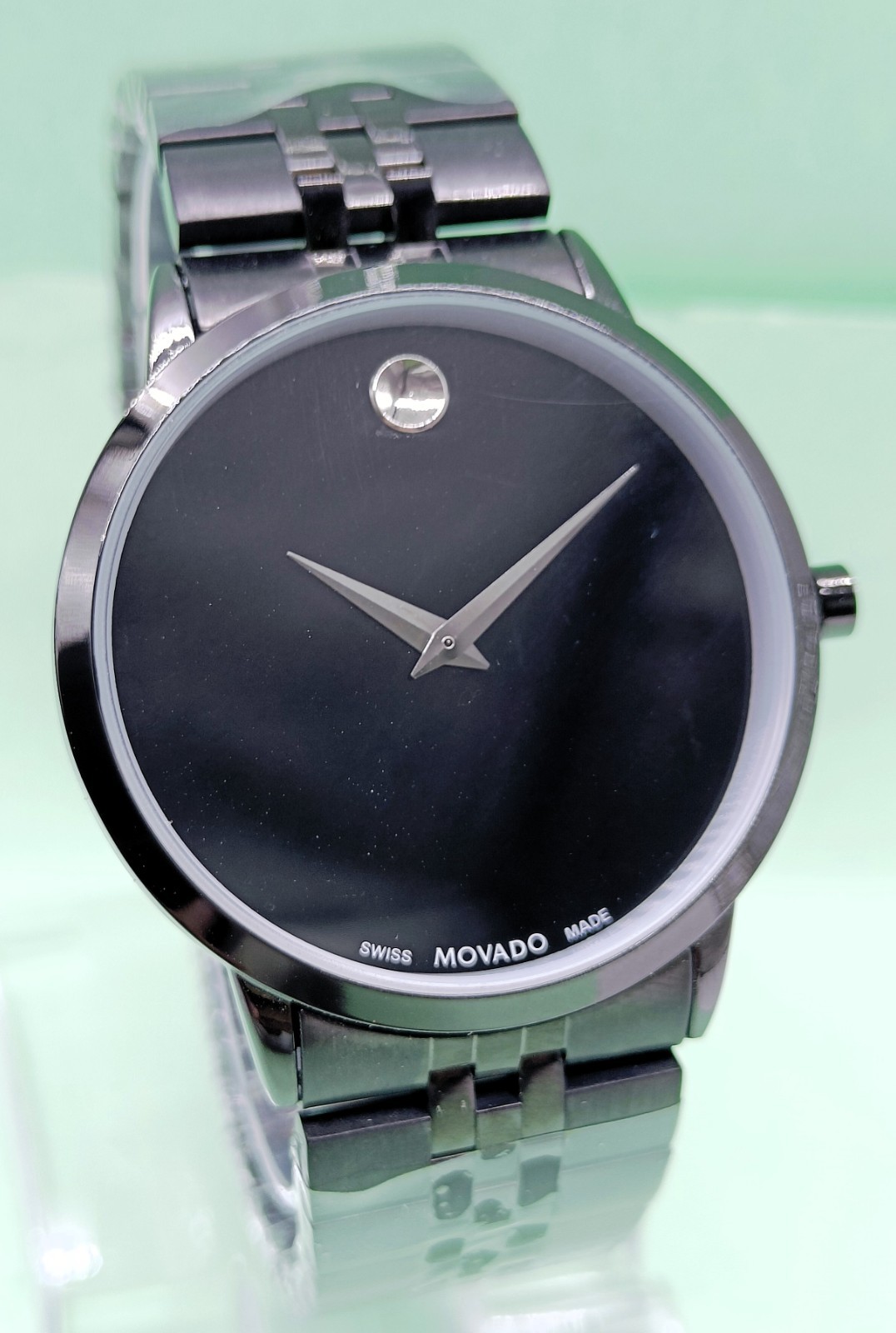 Awesome Movado Museum Classic Analog Dial Color Black Quartz Men’s Wrist Watch