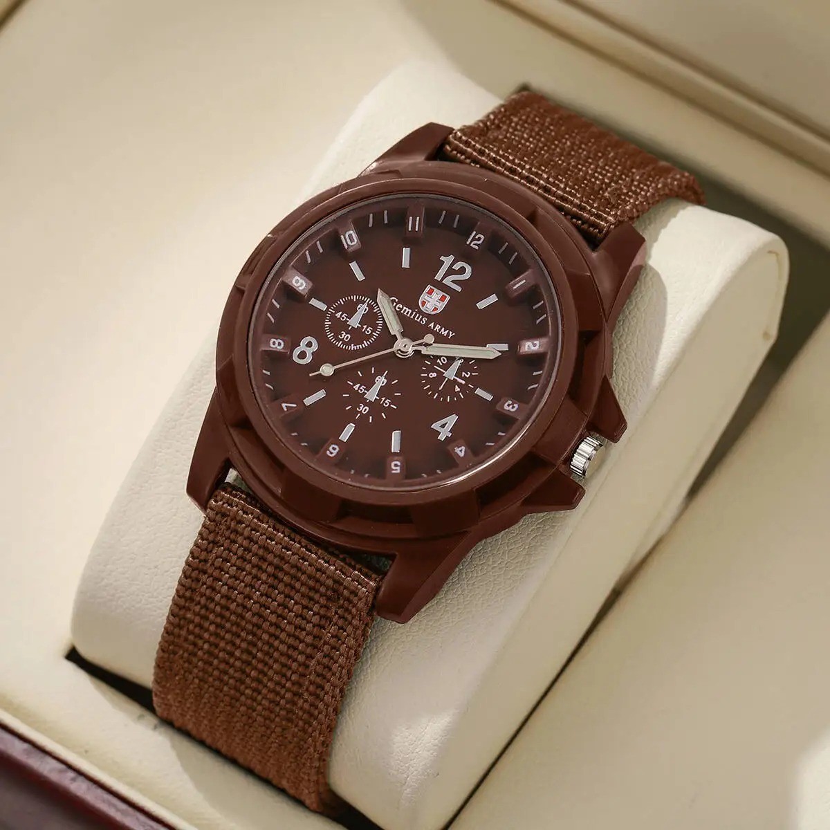 MILITARY Mens Outdoor Sport Army Quartz Analog Wrist Watch Nylon Band