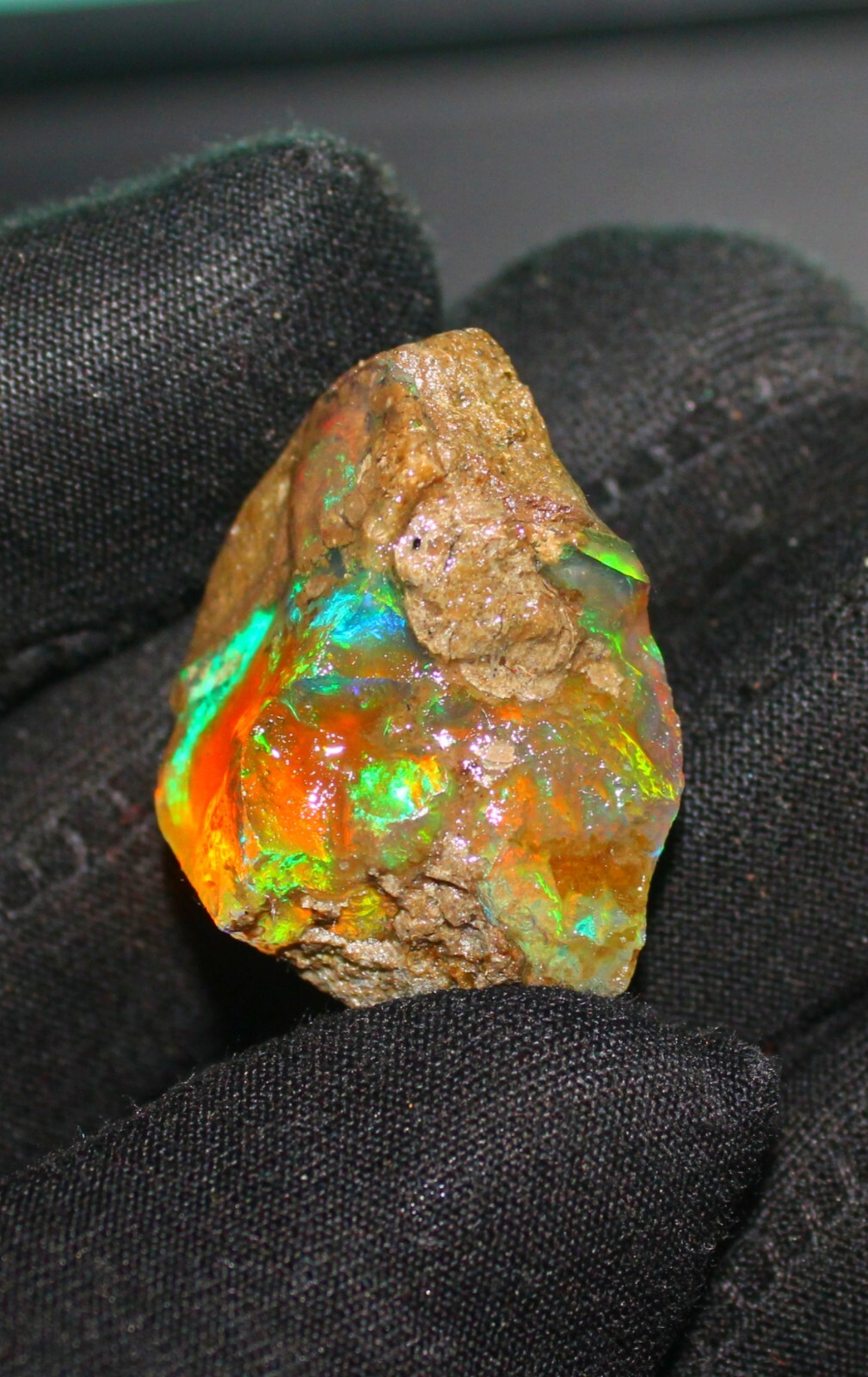 Opal Rough, Fire Opal Raw, natural opal crystal, AAA Opal, Unique Opal, 51.80 Ct