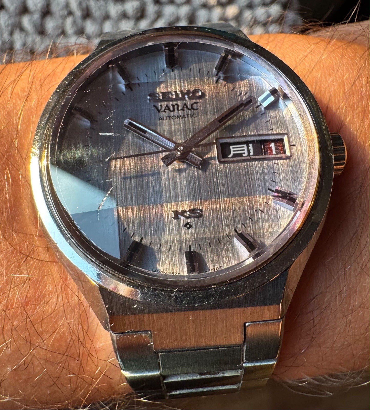 Rare Vintage 1973 King Seiko Vanac 5626-7210