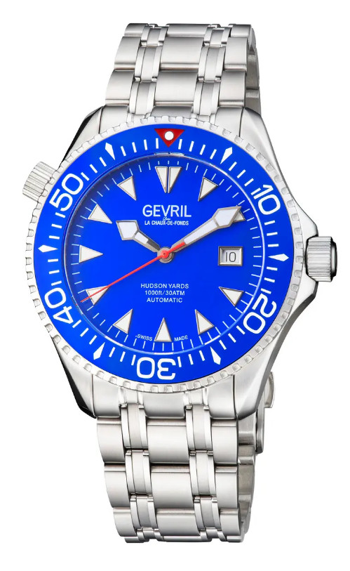GEVRIL Hudson Yards Bracelet Watch, 43mm