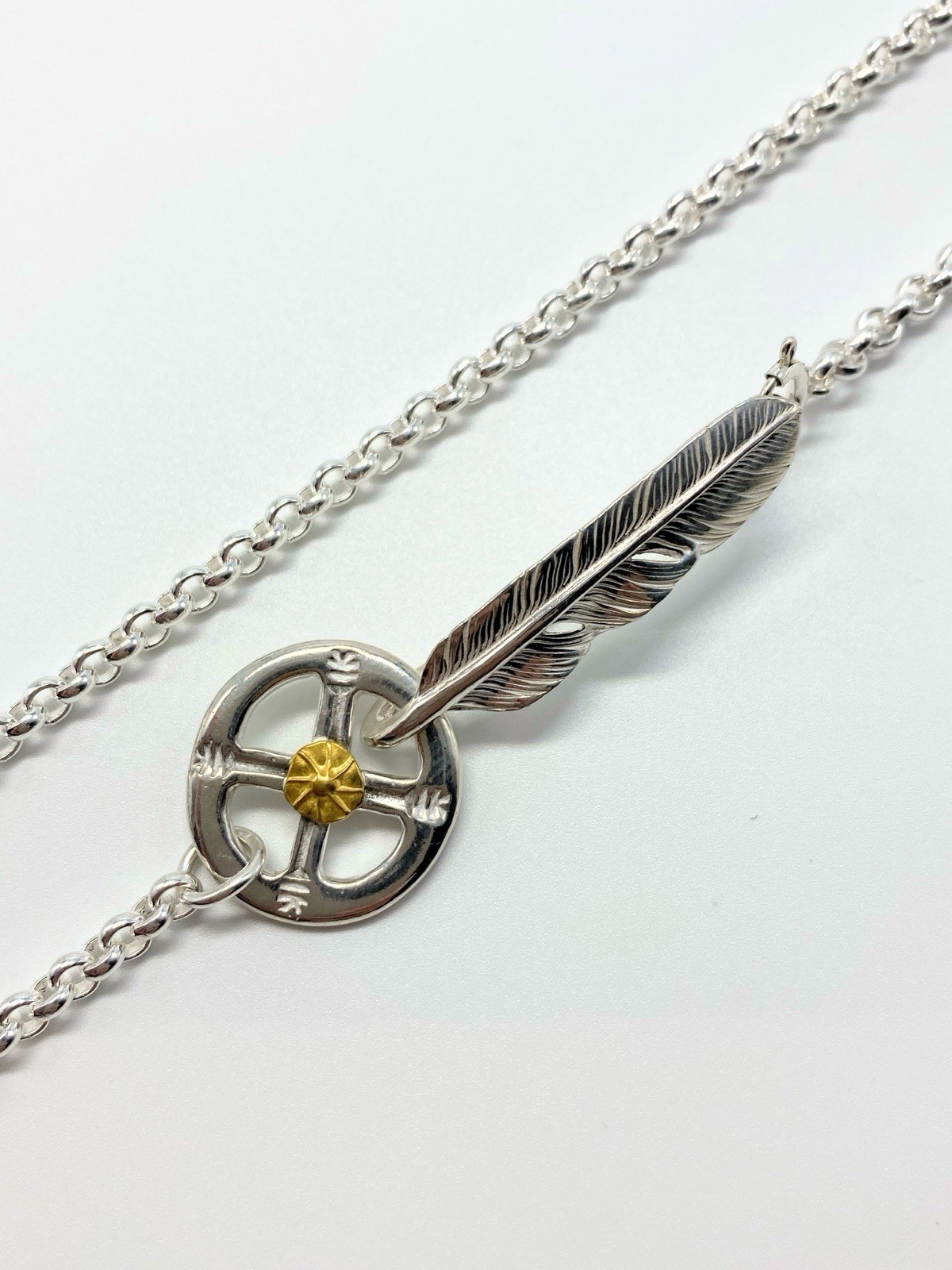 Takashi Murata STUDIO T &Y necklace with 24K