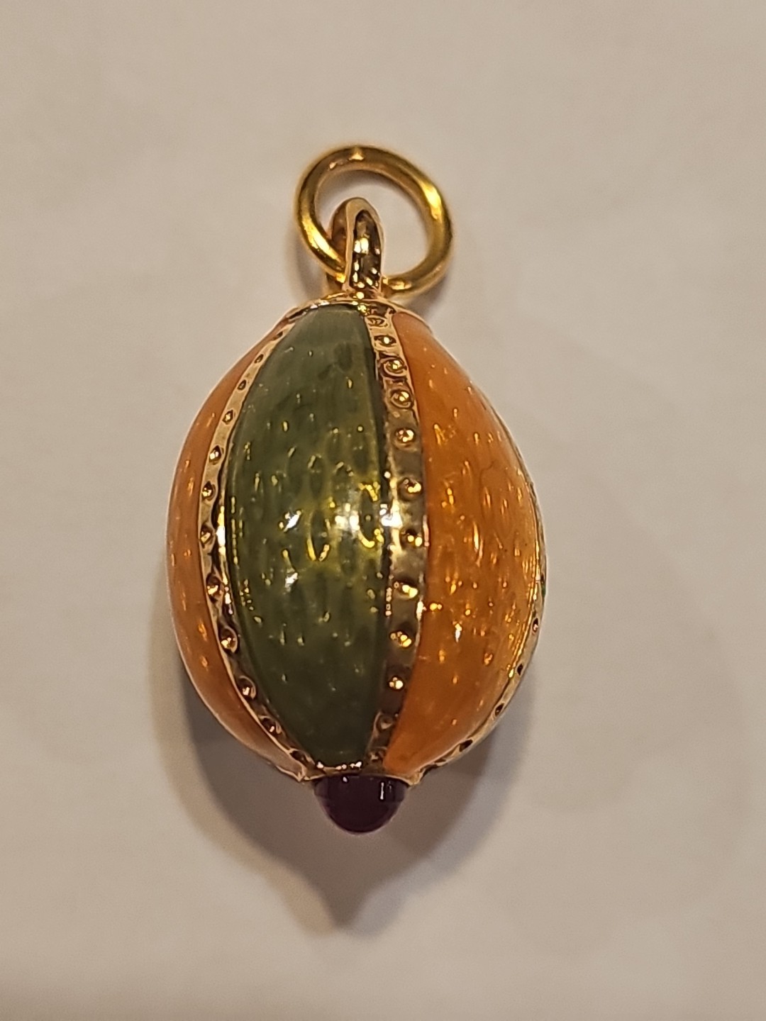 LOT OF 6 JOAN RIVERS ENAMEL FABERGE EGG STYLE CHARMS