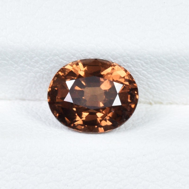 2.32 ct NATURAL BROWN ZIRCON / BEST GRADE BROWN Gemstone – Oval Video !!