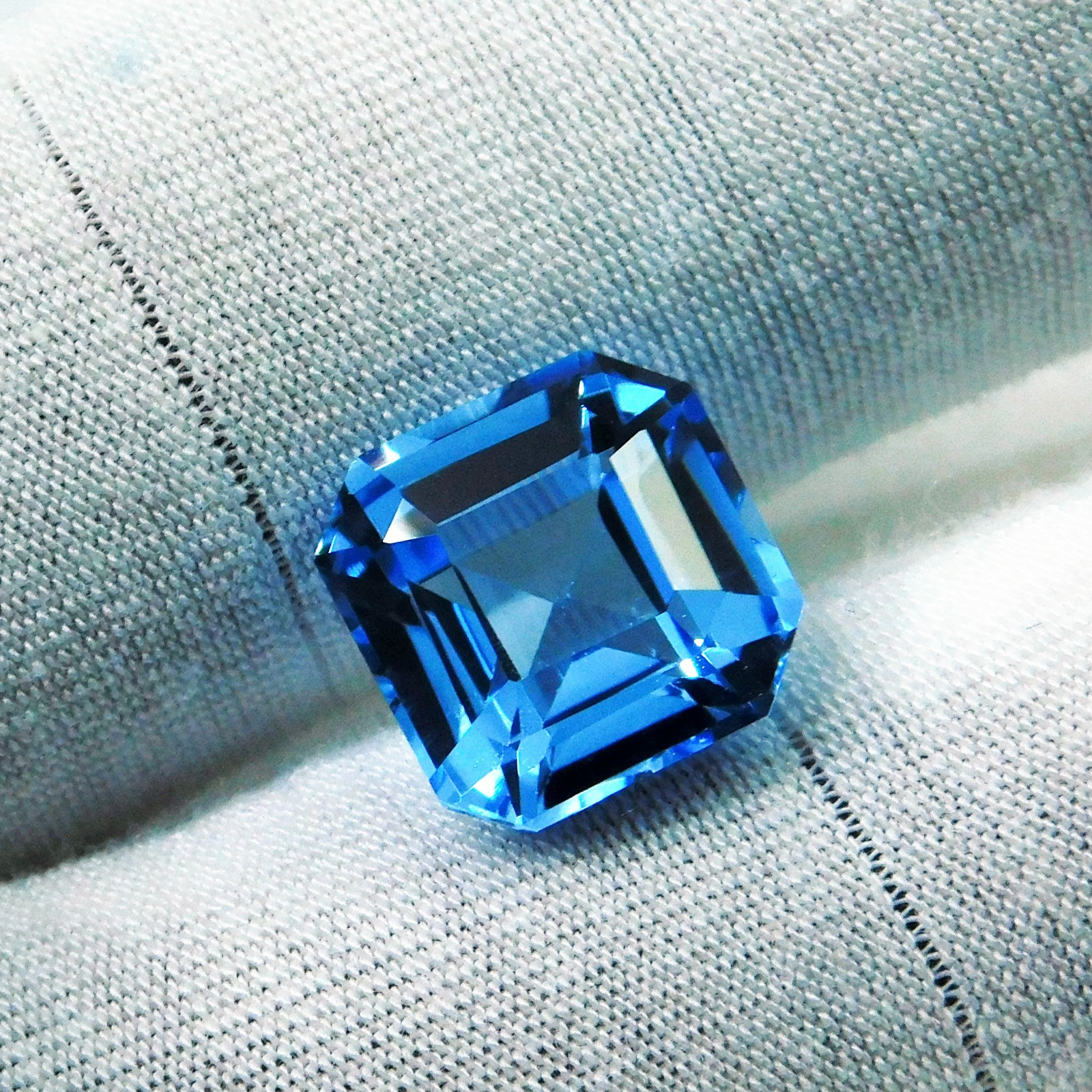 CERTIFIED Natural Unheated 7.40 Cts Blue Sapphire Radiant Loose Gemstone