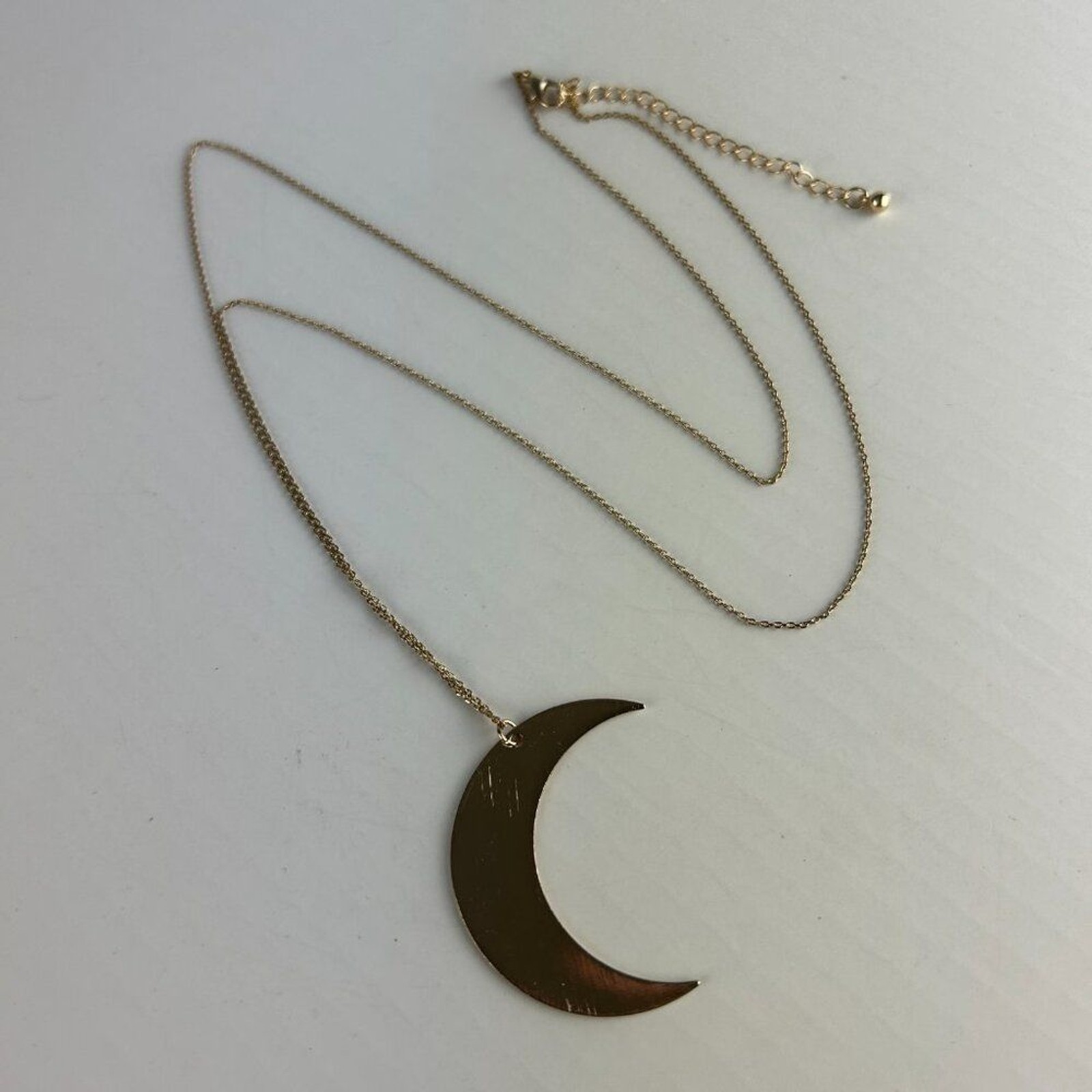 NORDSTROM RACK Crescent Gold Tone Moon Necklces NWOT