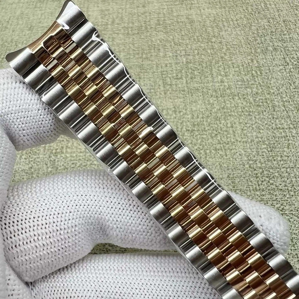 20mm Two Tone 904L Steel Jubilee Bracelet Fits RolexDatejust 36mm 126233 126231