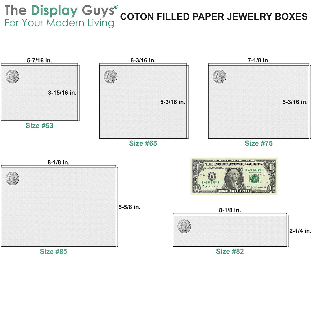 BULK Cardboard Kraft Paper JEWELRY GIFT BOXES Cotton Filled TEAL – for Shipping