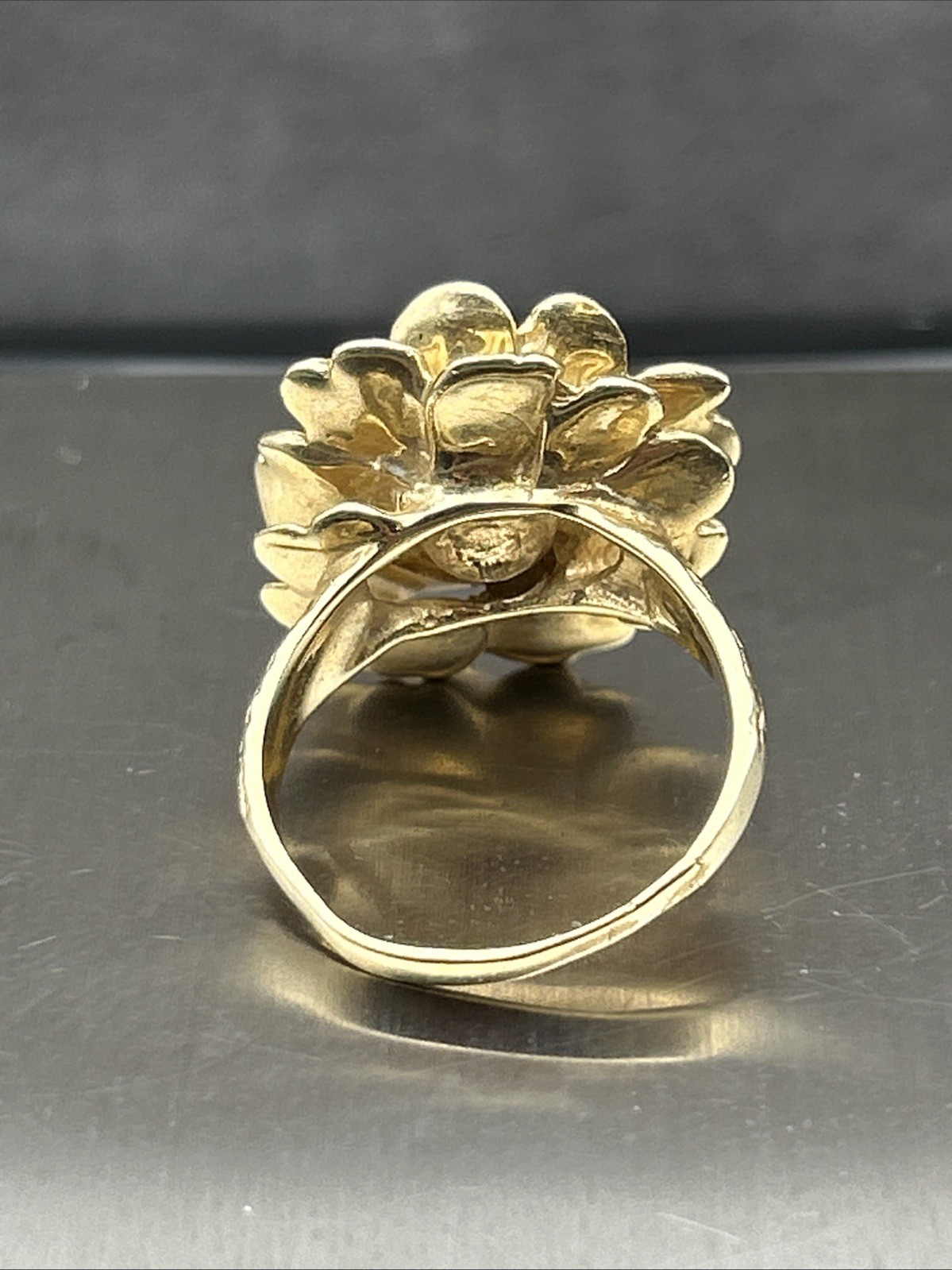 Vintage 14k Gold Sapphire & Diamond Ring Estate Antique 8.8 Grams (Not Scrap)