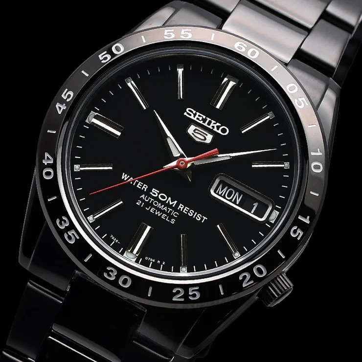Seiko 5 Automatic SNKE03K1(SNKE03KC) Black Dial 21 Jewels Men’s Watch NEW Japan