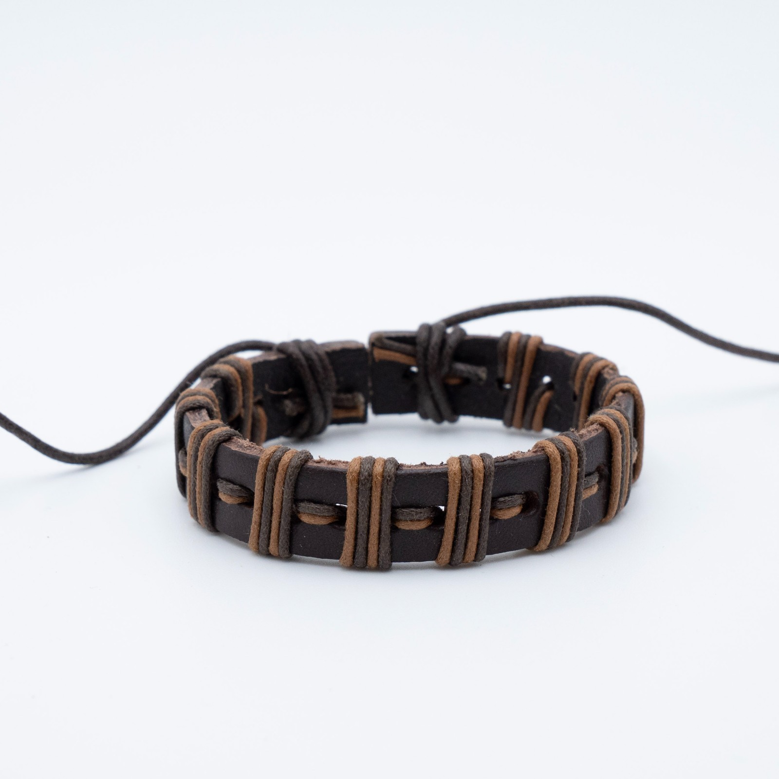 Handmade Woven Leather Bracelet Men Women Braided Studded Wrap Charm Bulk USA