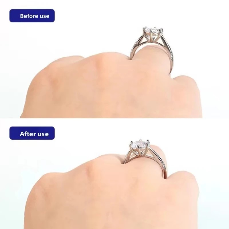 8 Sizes Clear Silicone Ring Sizer Invisible Adjuster Anti-Loss for Loose Rings