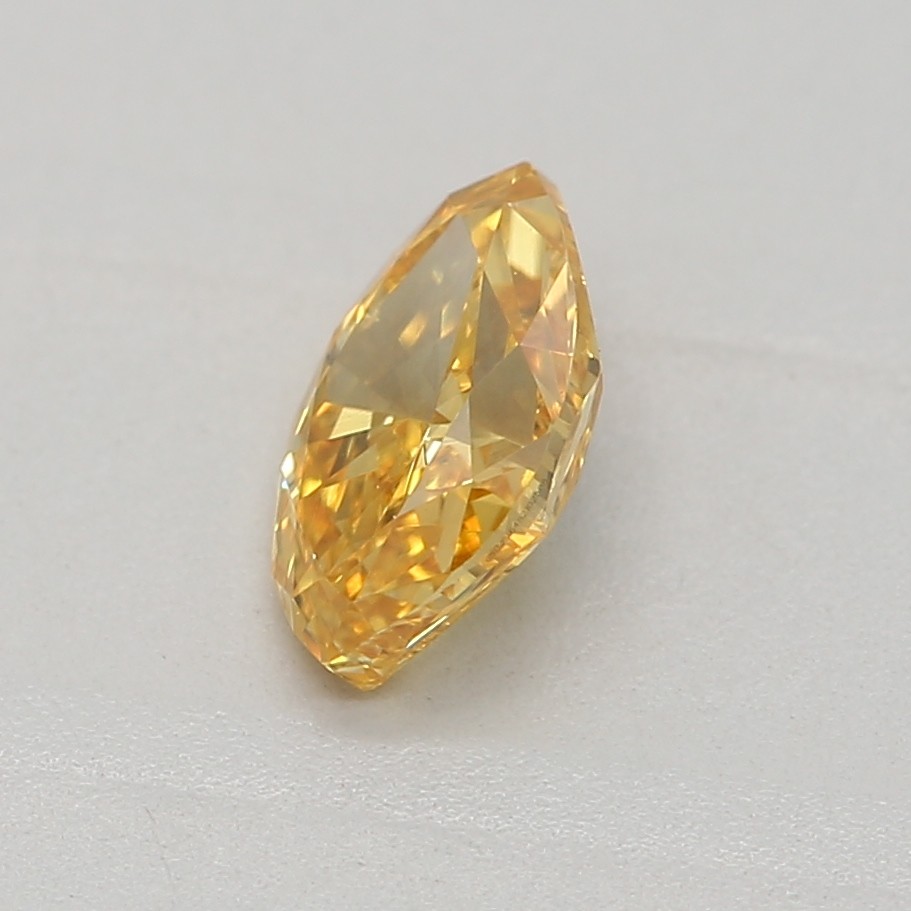 0.36 carat, Fancy Intense Orange Yellow, Marquise Shape, VS2 Clarity, GIA
