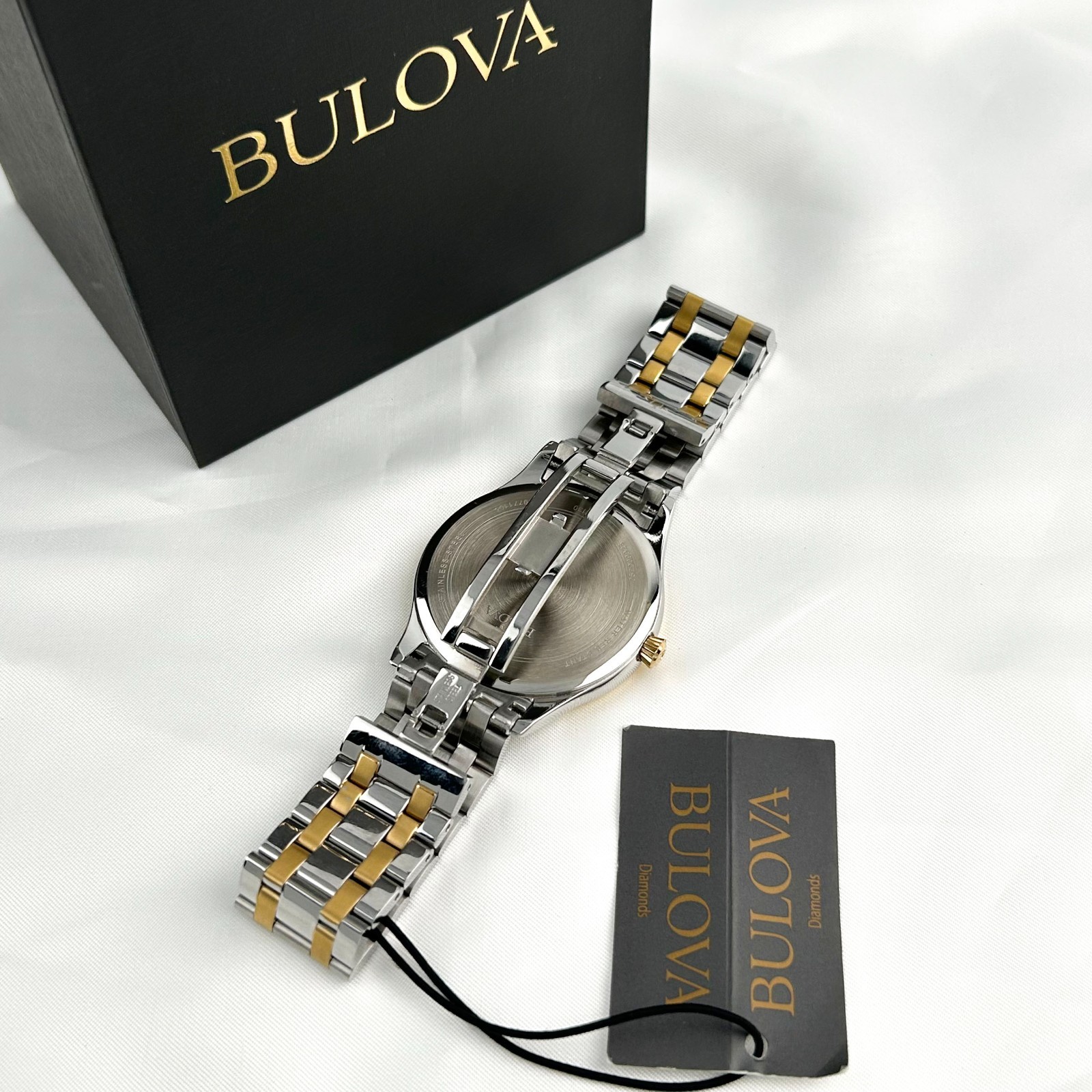 Bulova Men’s Classic Blue Dial & Two Tone Bracelet 98D130 Quartz Watch 40mm