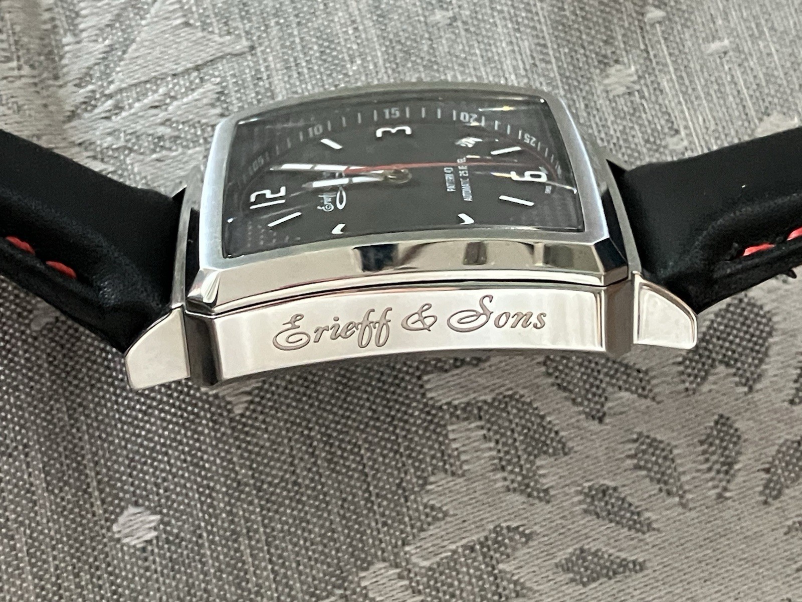 NOS ETA 2824-2 25 Jewel Automatic Swiss Movement Mens Watch Custom Erieff&Sons