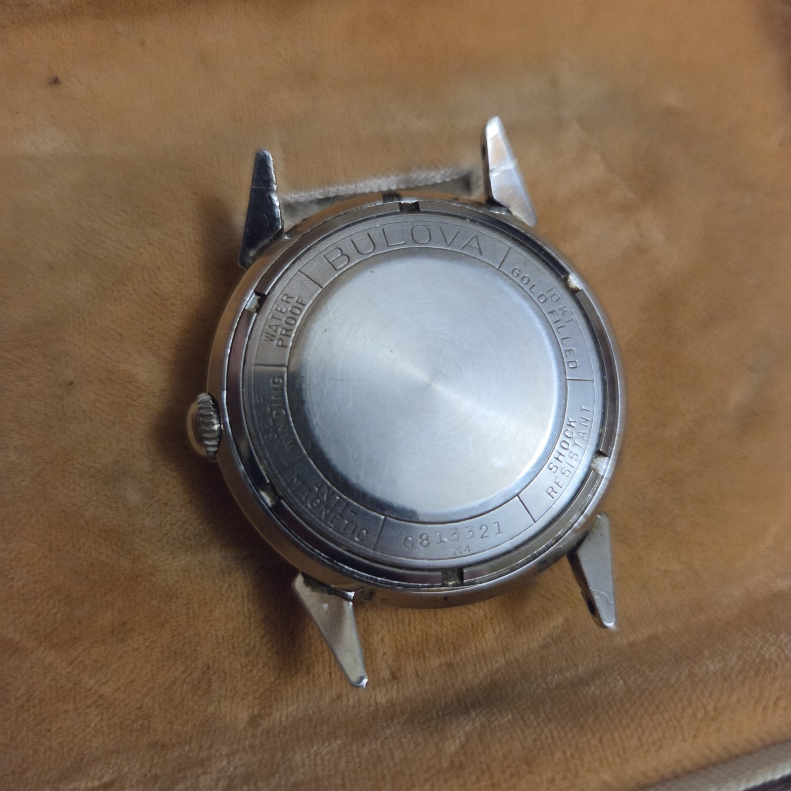 Bulova 23 Jewels Self-Winding Dress Watch Gold Filled Diamond Markers
