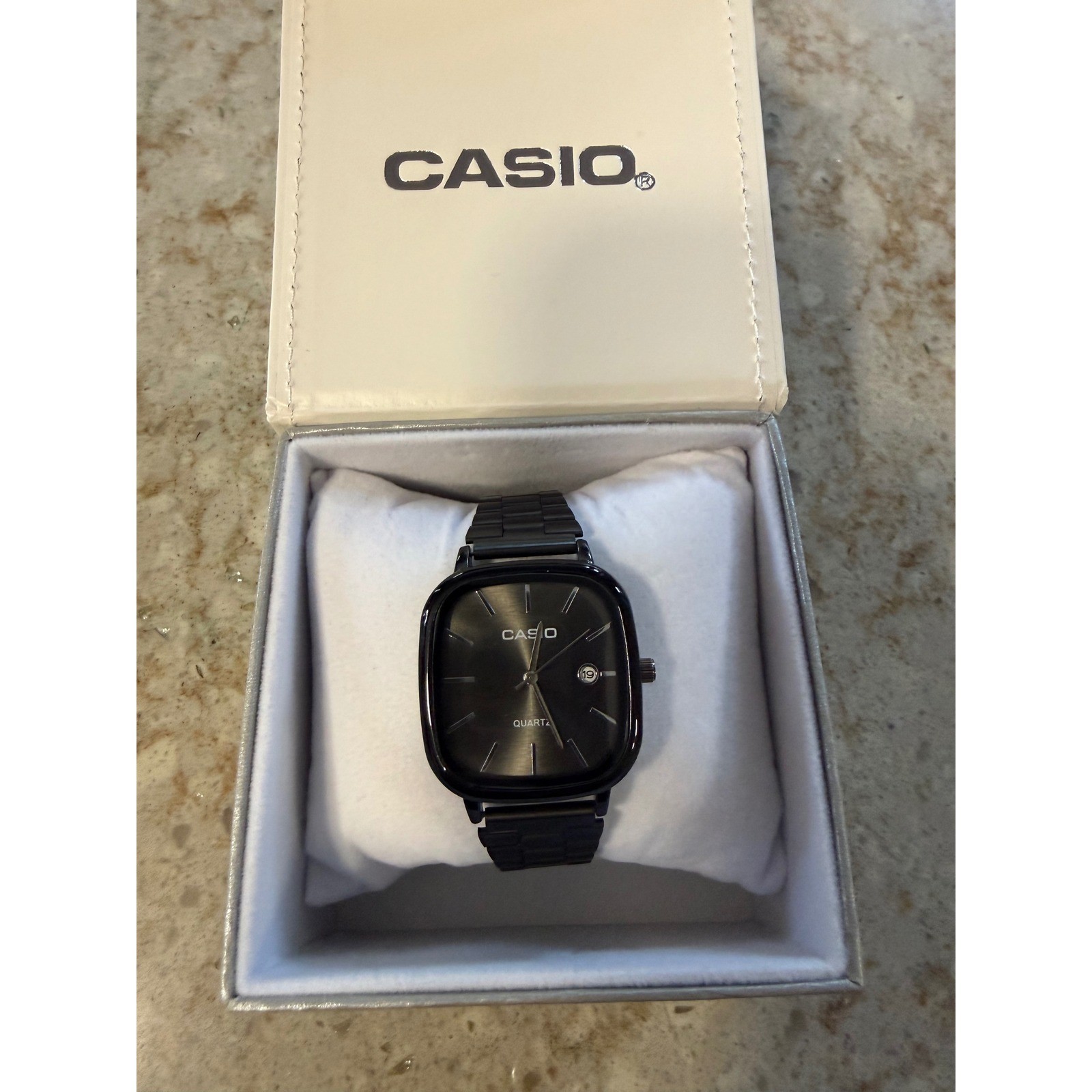 Casio Old Money Classic Quartz Watch Black Stainless Steel A168 3298 Boxed