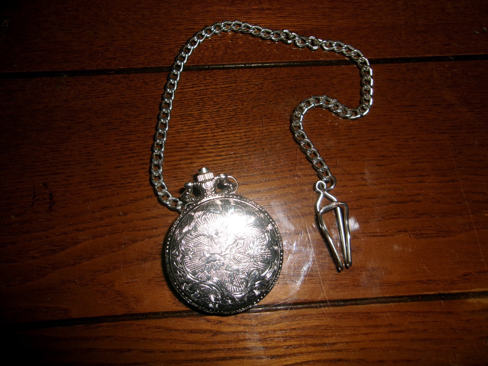 MARCELO Quartz RAILROAD Pocket Watch w/Chain