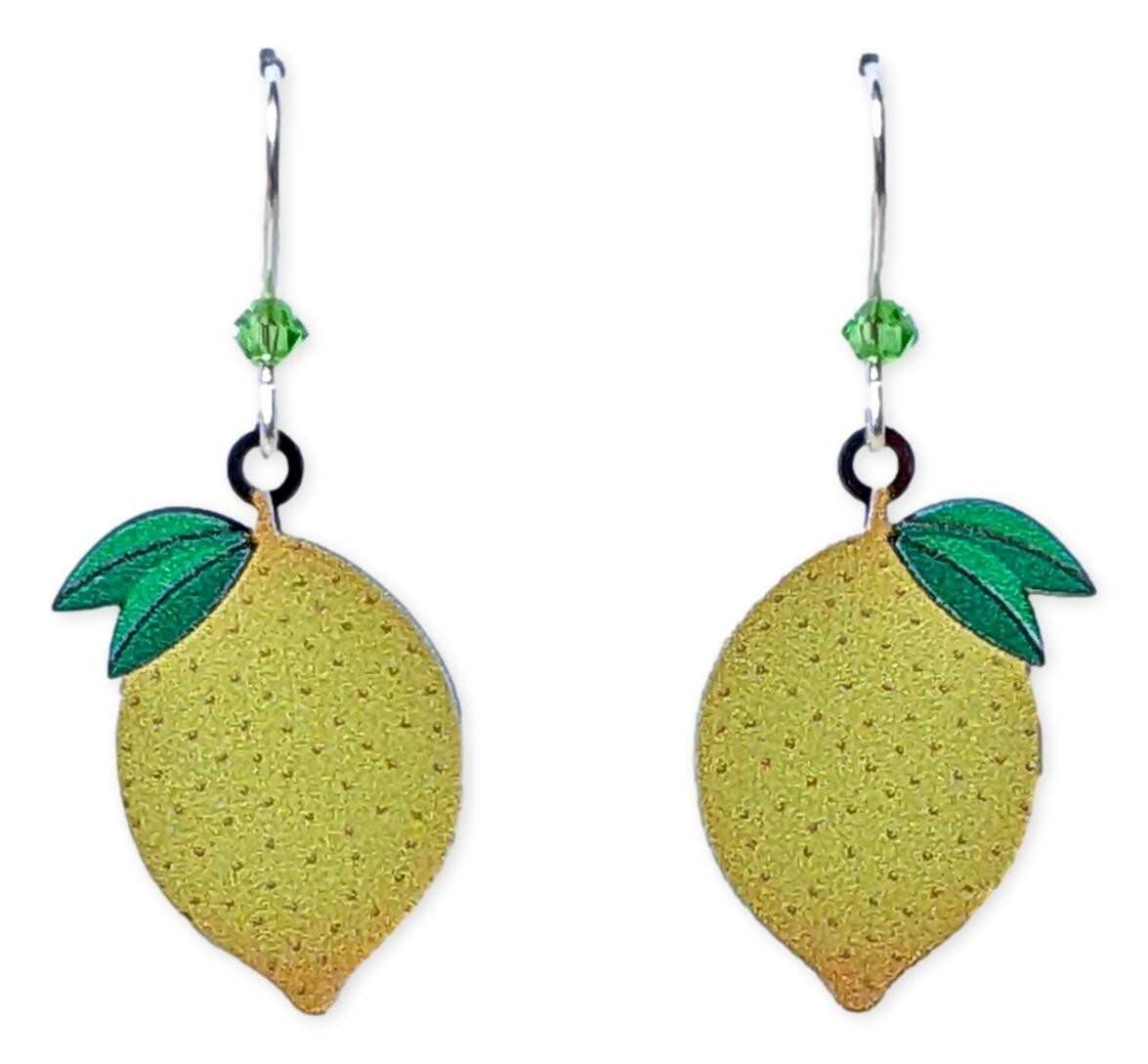 LEMONS Hypo-Allergenic Earrings, Sterling Silver Plated, by Sienna Sky