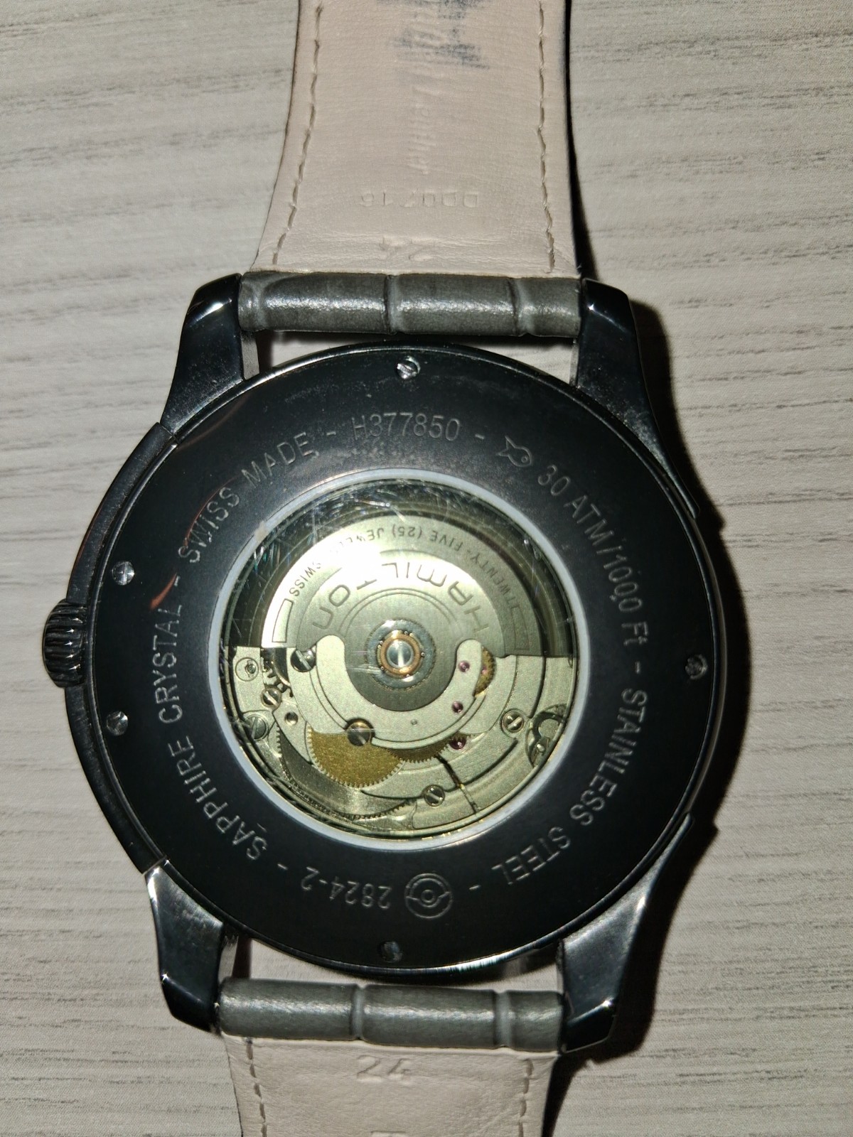 Hamilton Jazzmaster Seaview Automatic H377850 Black PVD 44mm Swiss Automatic