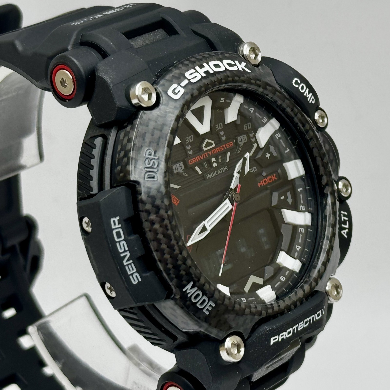 Mint CASIO G-SHOCK GRAVITYMASTER GR-B200-1AJF Bluetooth Carbon Quad Sensor watch