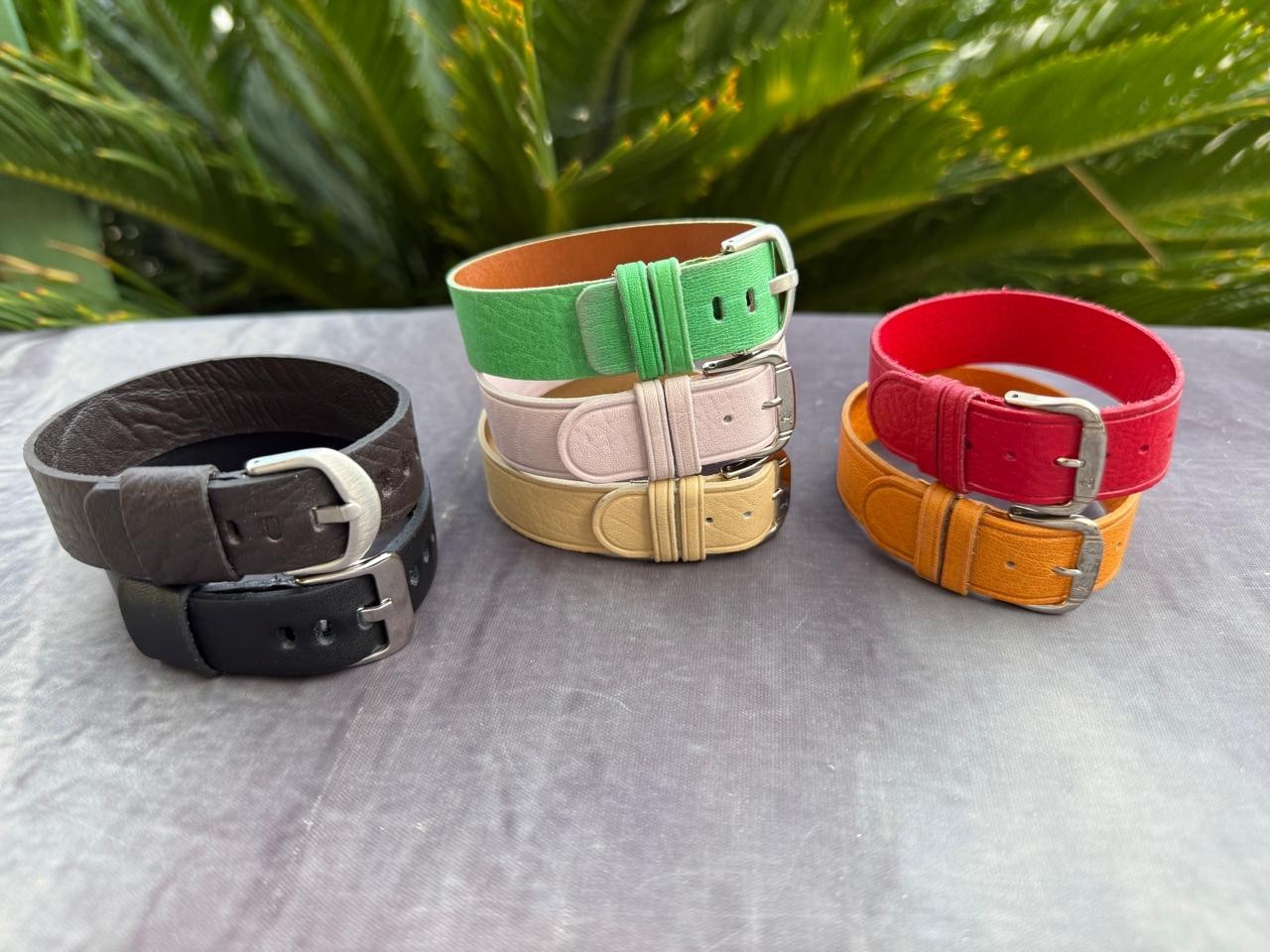 Handmade Genuine Leather one piece watch strap single pass 18mm&20mm Vintage