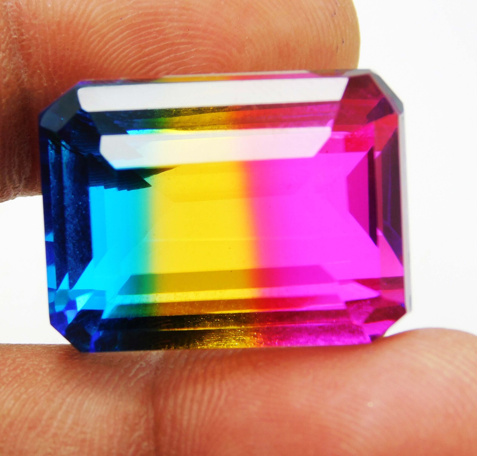 Stunning 64.25 Ct Natural Bi-Color Tourmaline – Top Quality | Afghanistan Origin