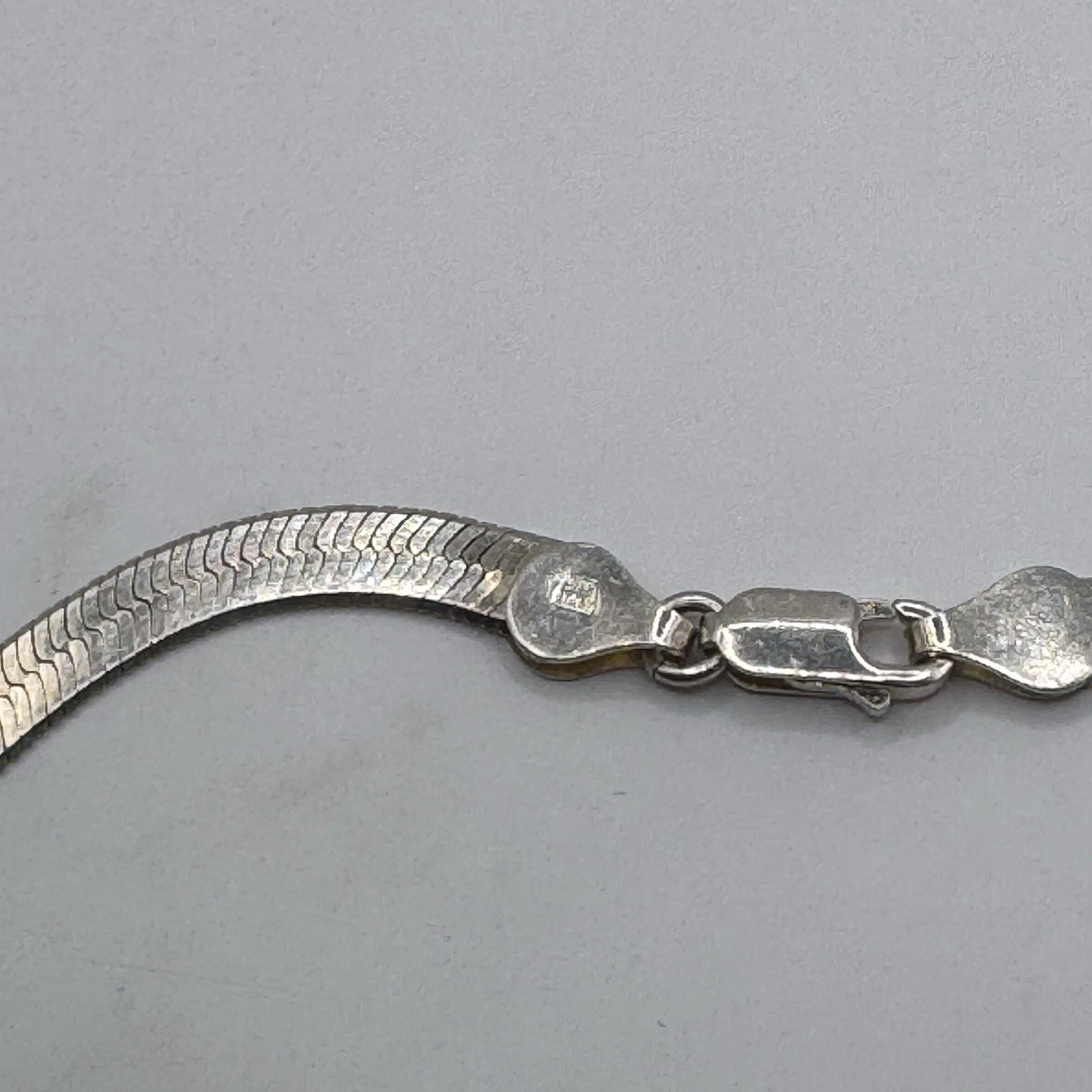 30 Inch Italian Omega Sterling Silver Chain approximately 6mm wide wt. is 20 gm