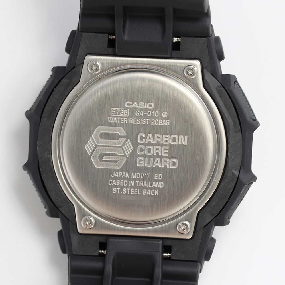 CASIO G-SHOCK GA-010-1A GA-010 GA Quartz Analog & Digital Black