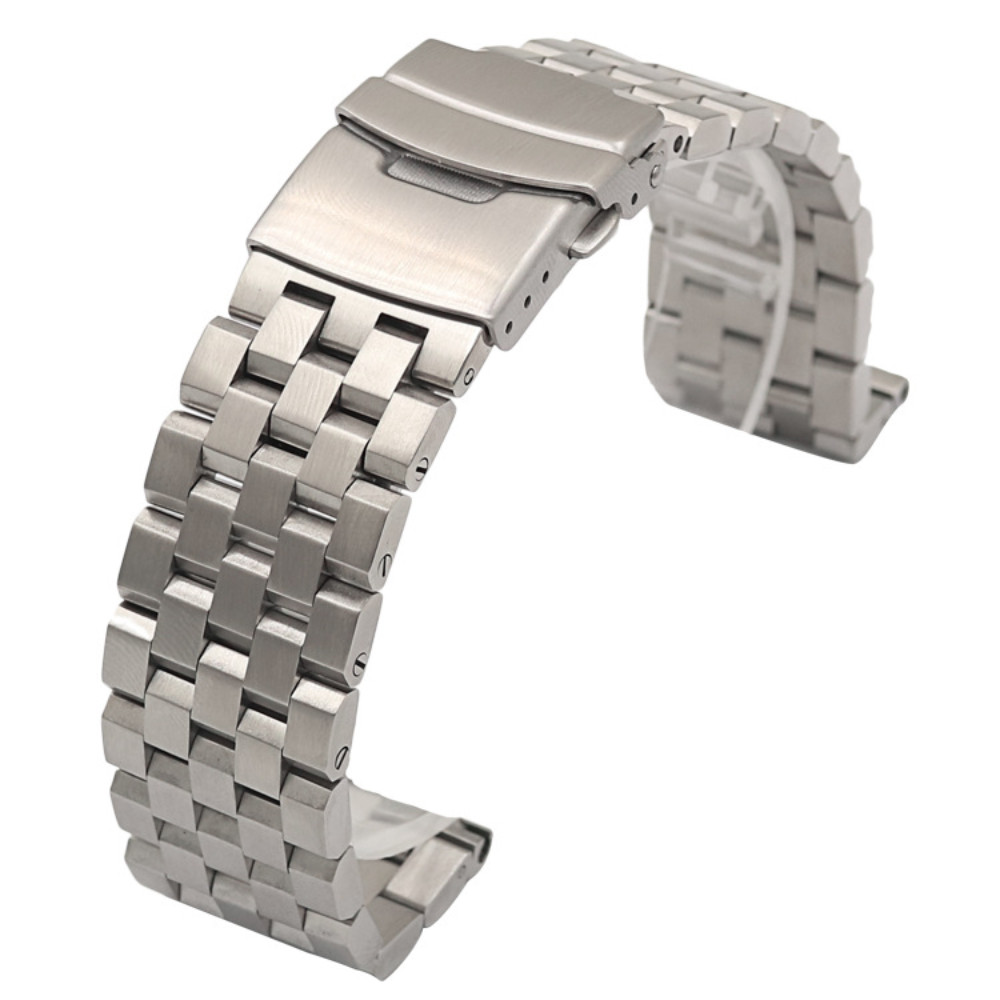 High Quality Stainless Steel Watch Straps Mens Metal Wristband 18 20 22 24 26mm