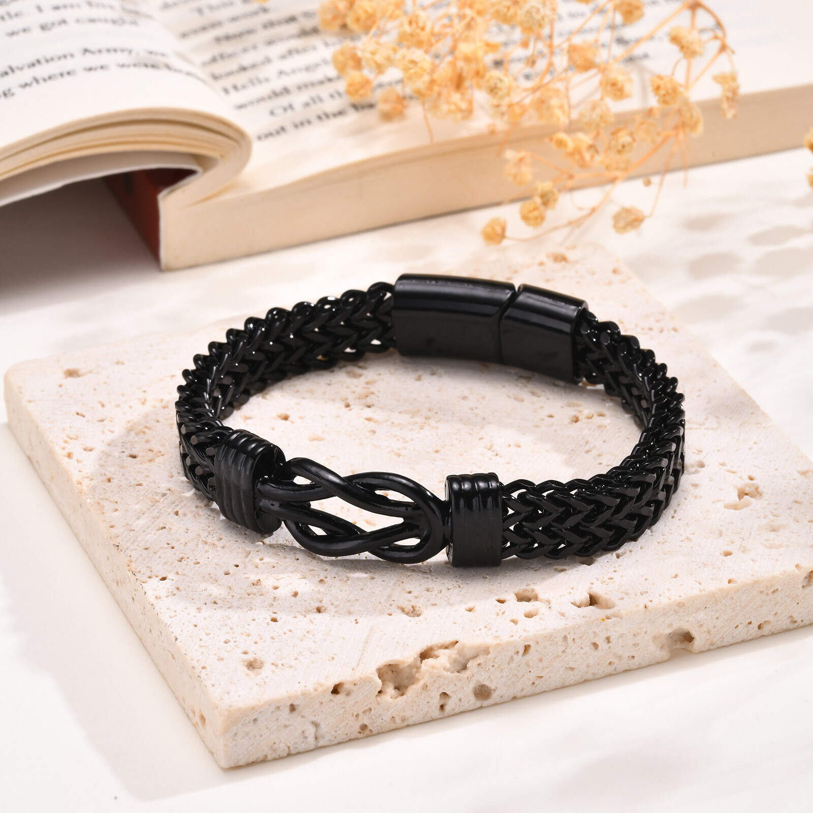 Knot Bracelet Gifts for Men Stainless Steel Bracelets Daily Wear Premium