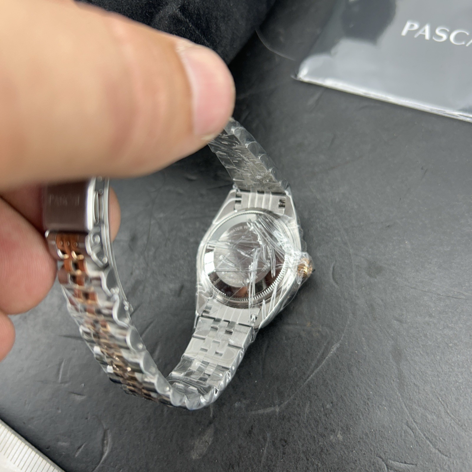 NEW PASCAL WOMAN’S ROSE GOLD/BROWN WATCH! $310.00 MSRP