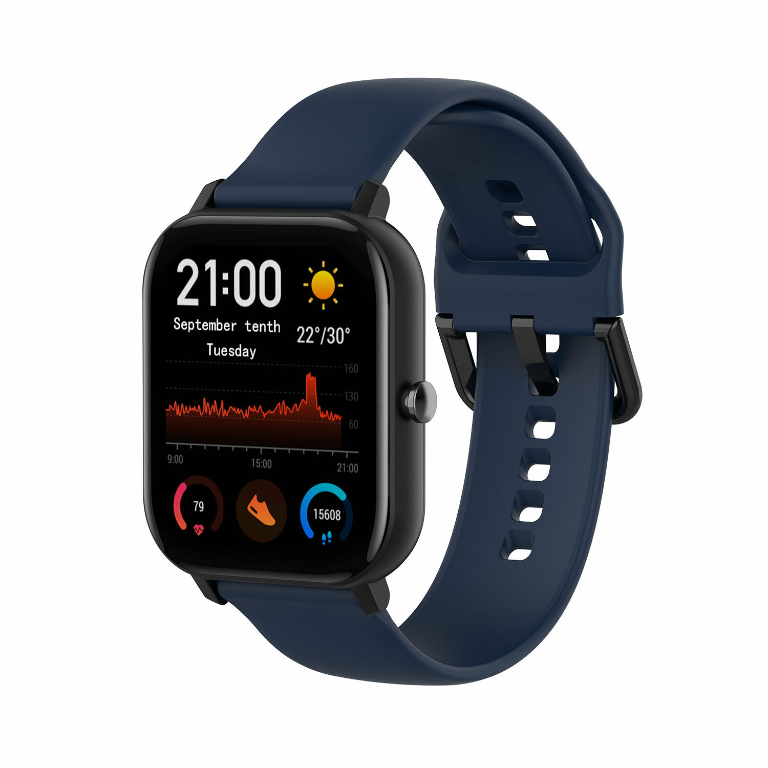 Sport Silicone Band for Xiaomi Huami Amazfit GTS Smart Watch Bracelet Soft Strap