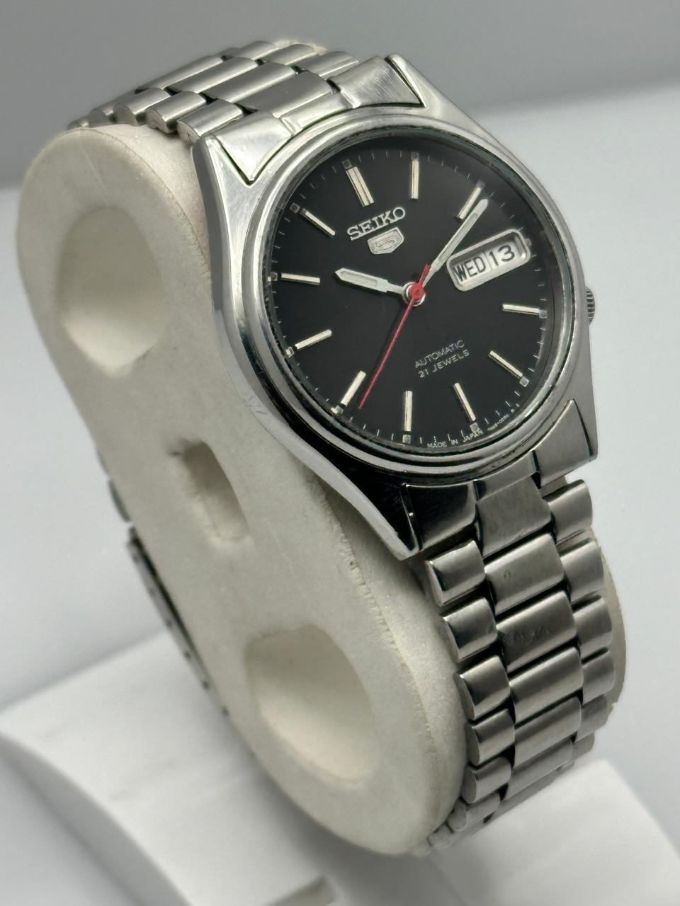 Vintage Seiko 5 Automatic 21Jewels 7S26-3180 Day/Date Japan Made Men’s Watch