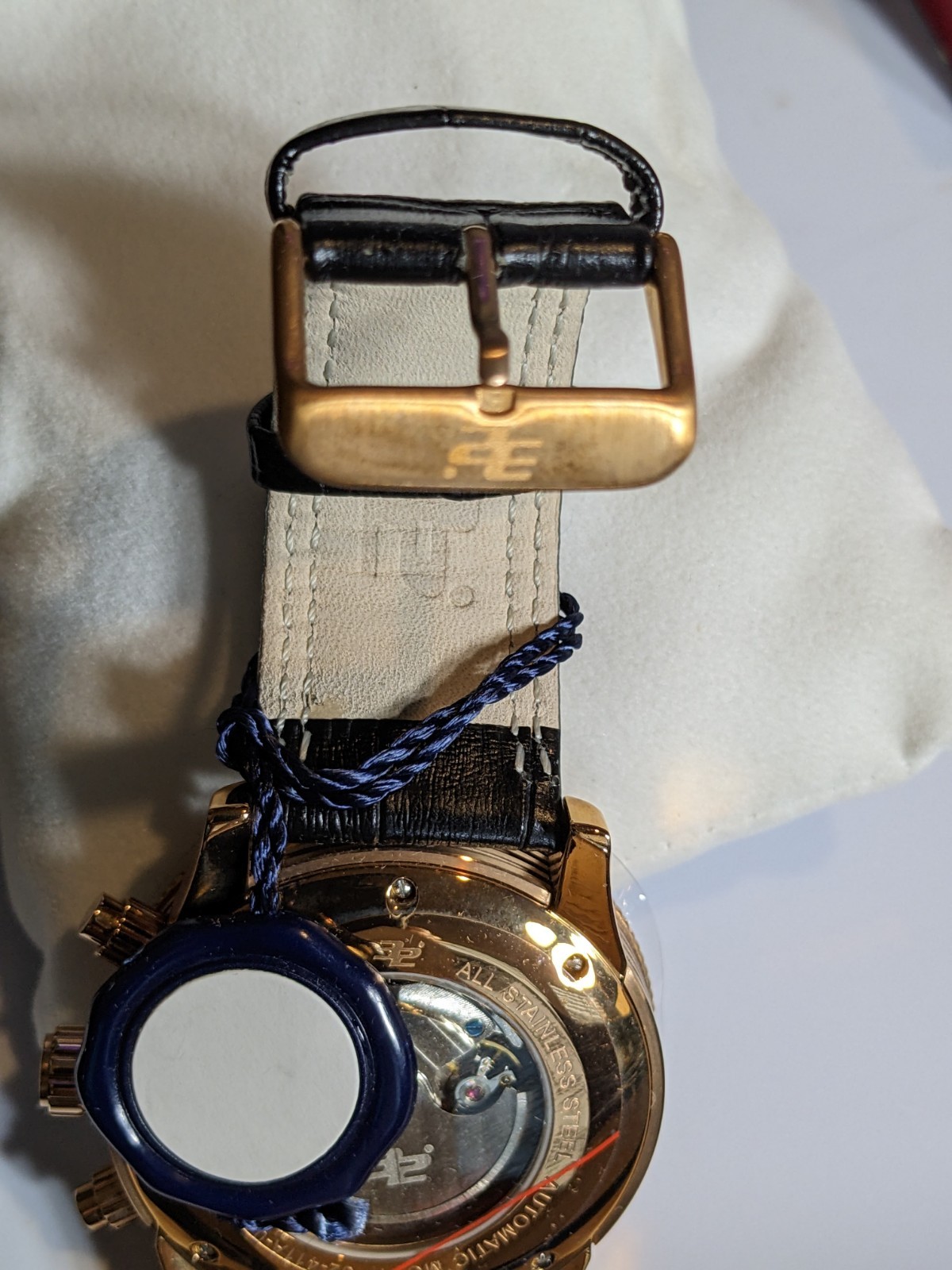 32 Degrees Chronograph TIMEPIECE ! SELF WIND AUTOMATIC NEW IN BOX ROSE GOLD